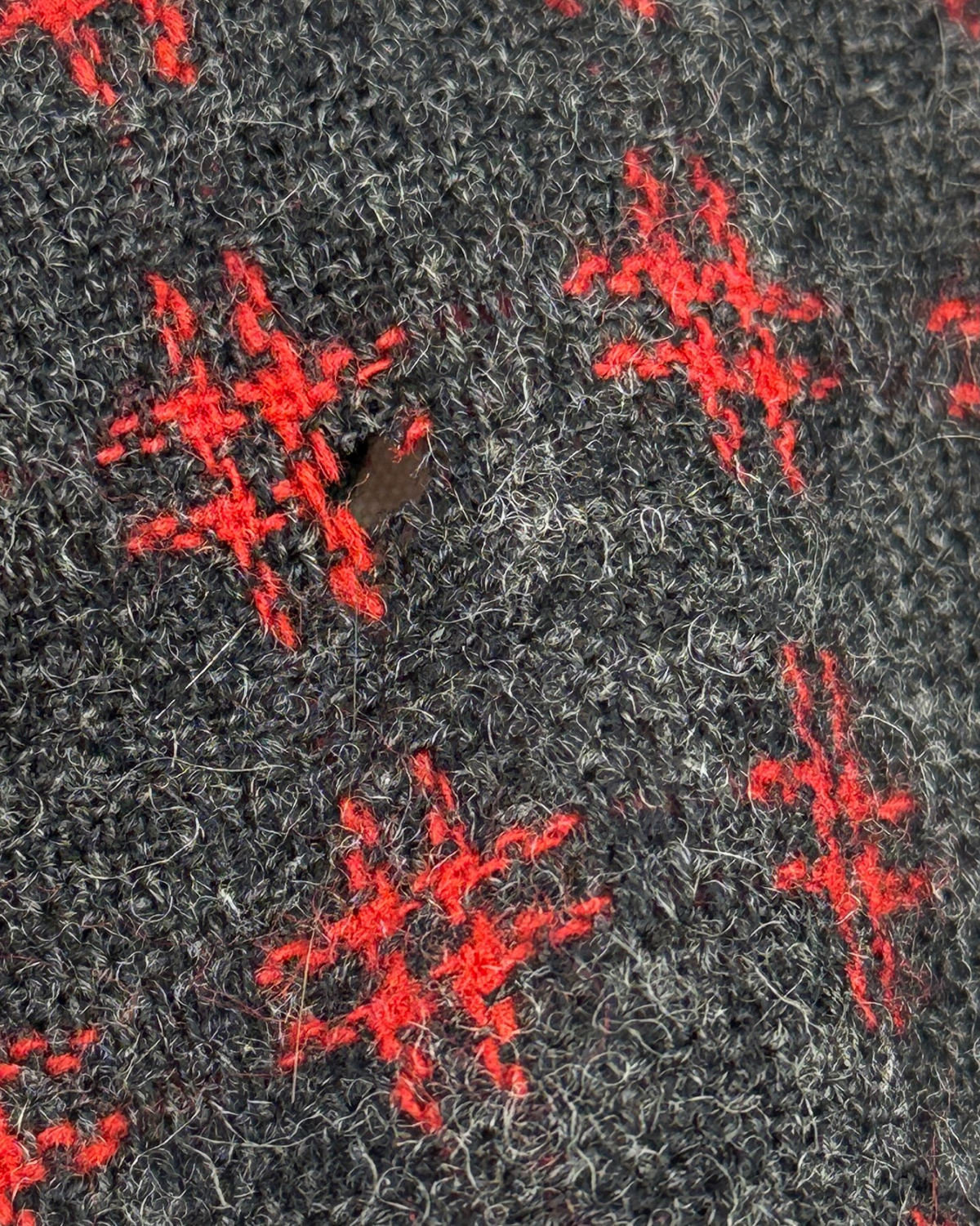 1940s Red and Grey Hashmark Jacket