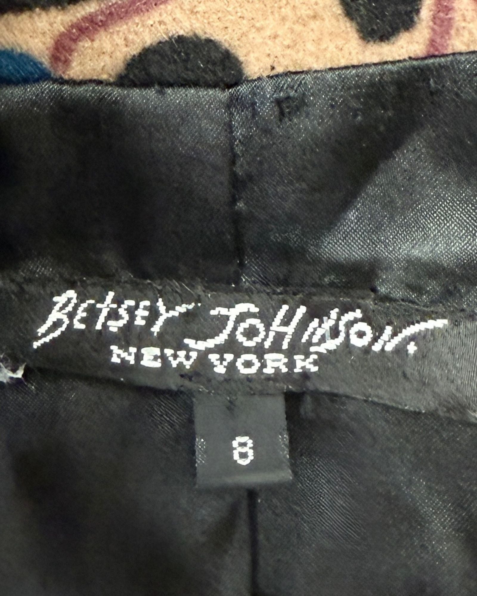 90s Betsey Johnson Floral Trench Coat