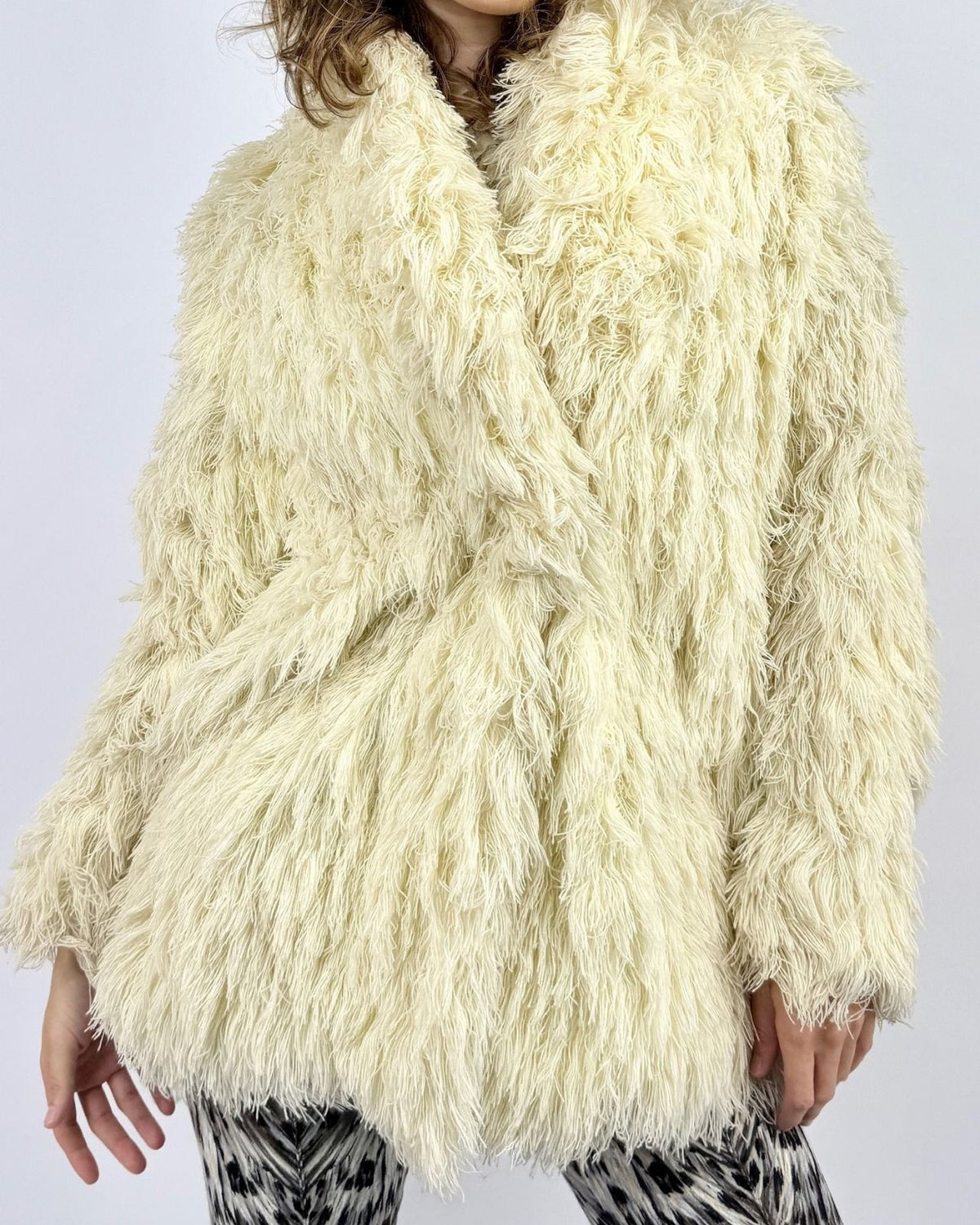Textural Tundra Yarn Coat