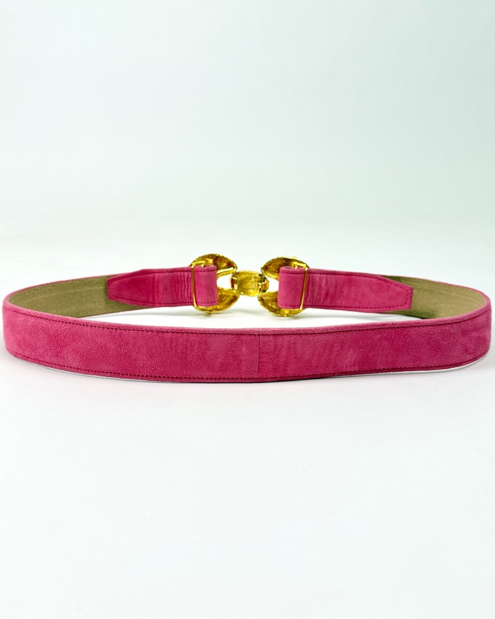 Carlisle Pink Suede Belt