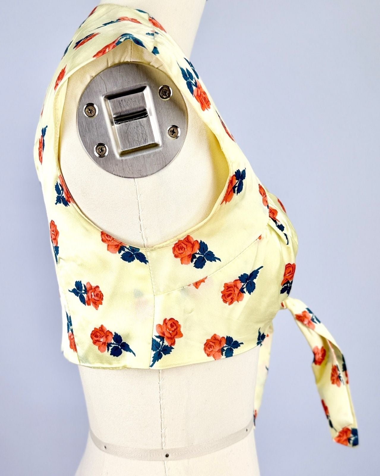 70s Rose Crop Top