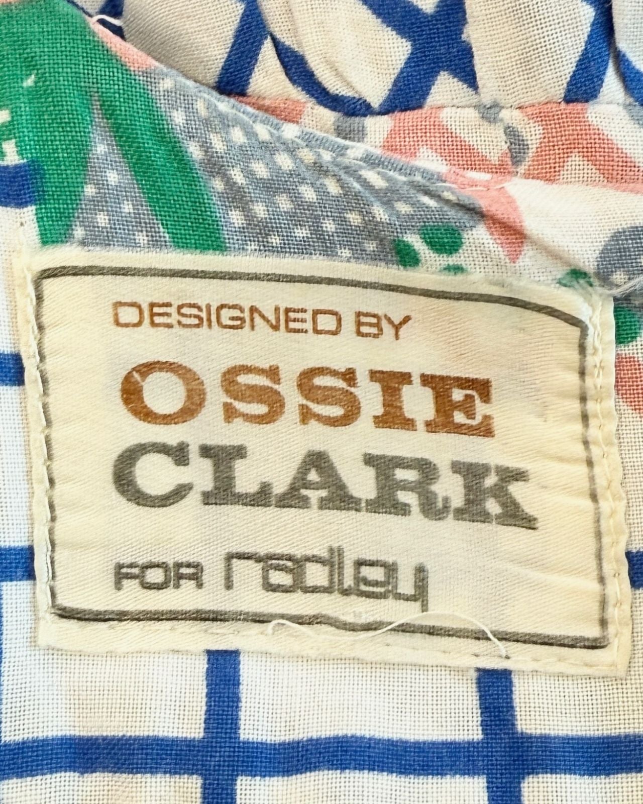 1972 Ossie Clark for Radley Floral Dress