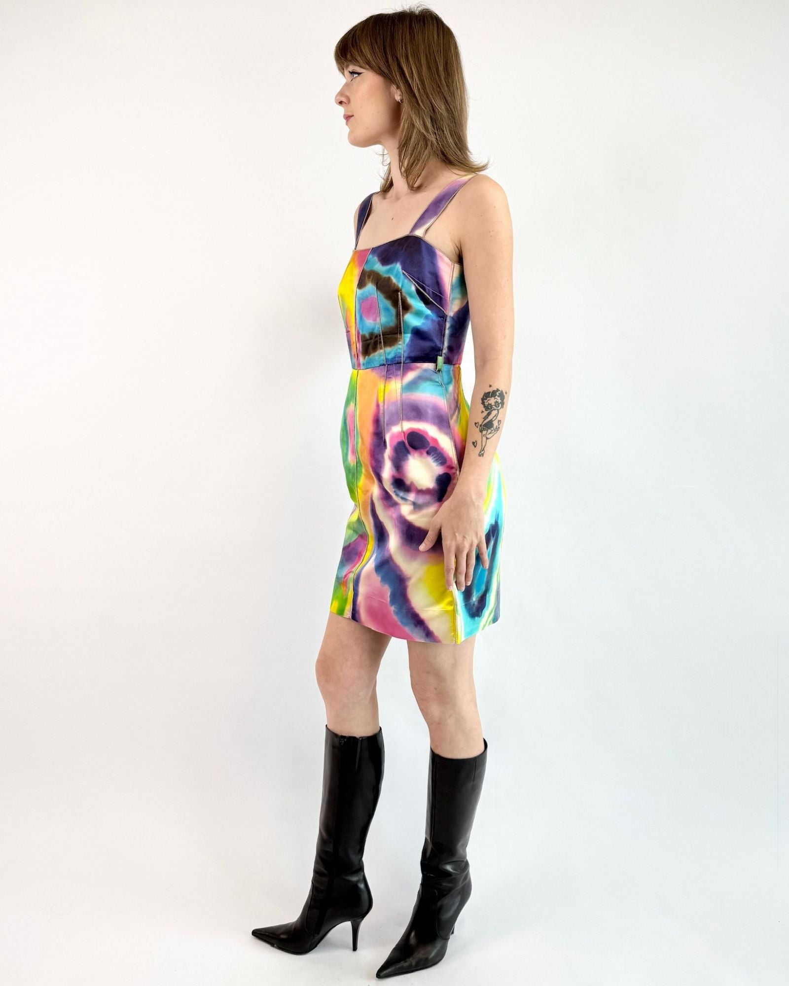 2008 Dolce and Gabbana Watercolor Dress