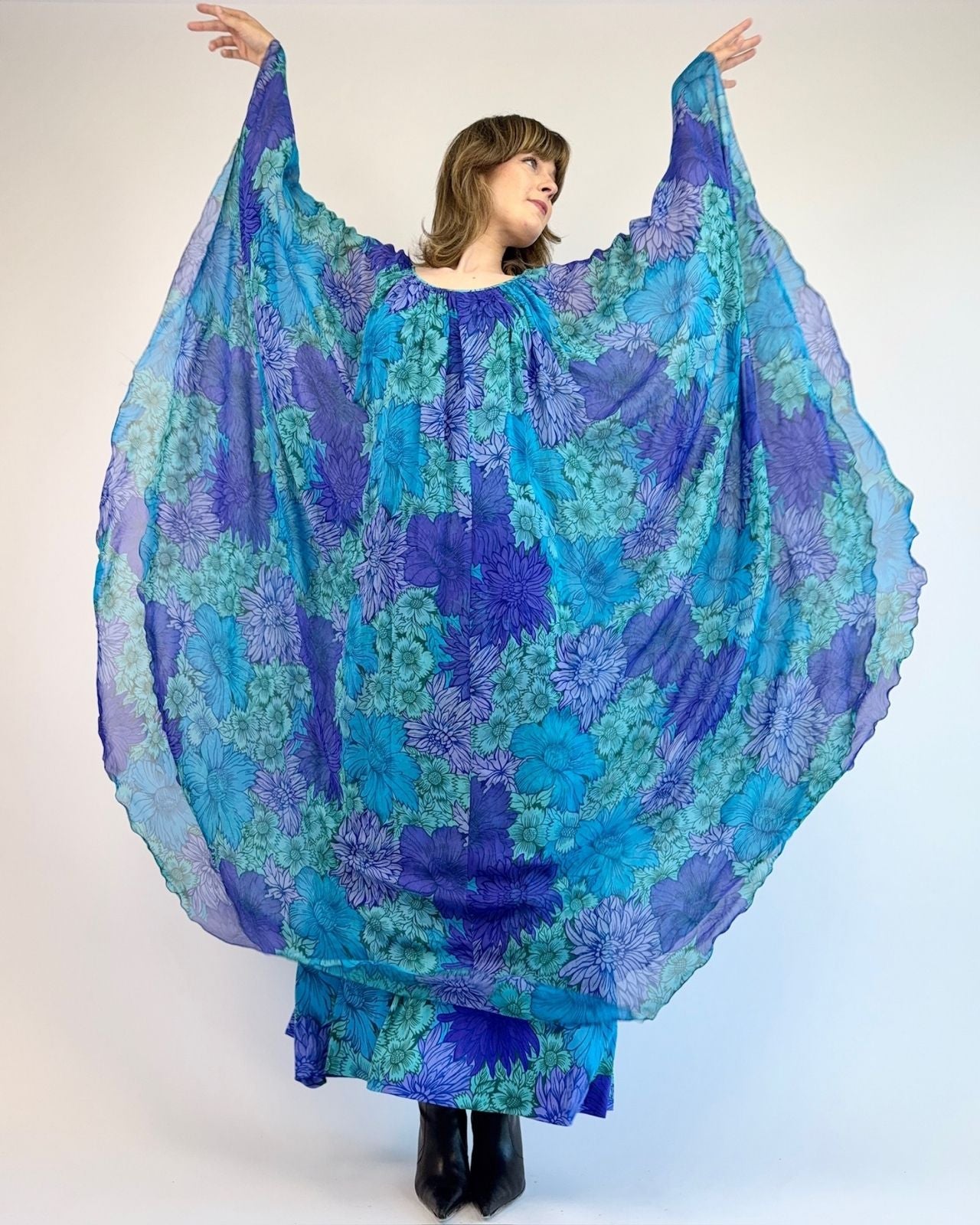 La Mendola Spring Waves Chiffon Dress
