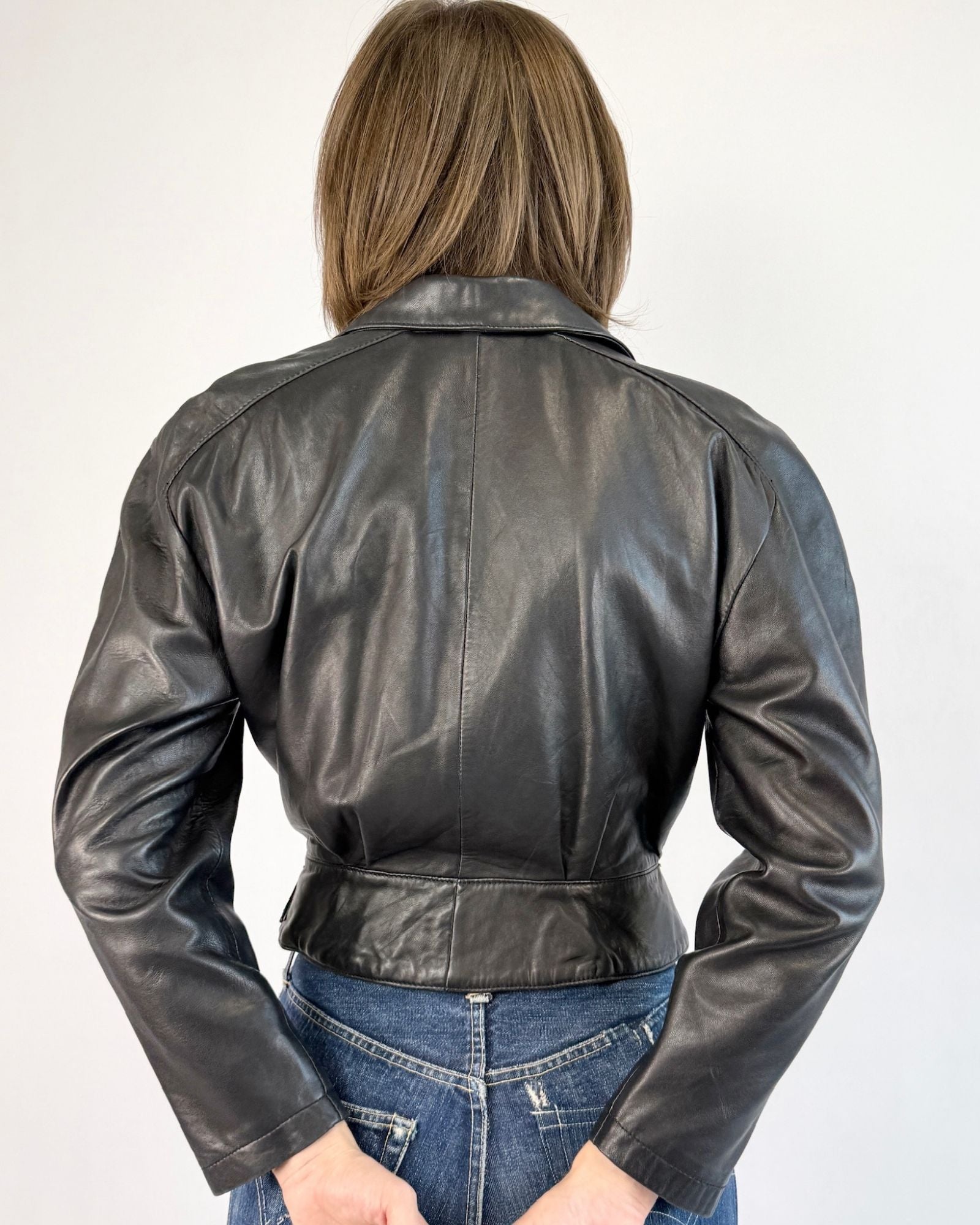 Cause Commotion North Beach Leather Cropped Jacket