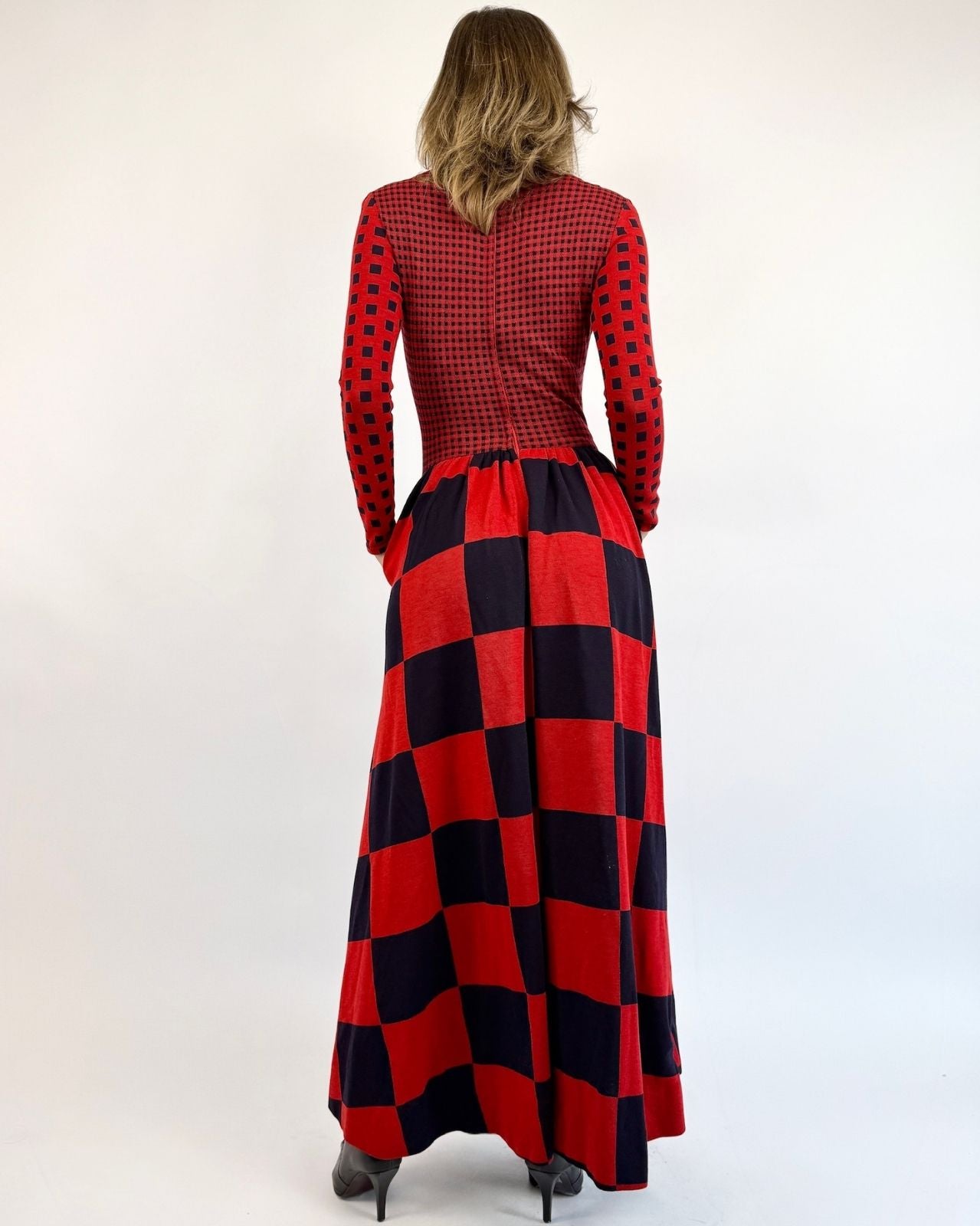Rudy Gernreich Checkmate Baby Maxi Dress