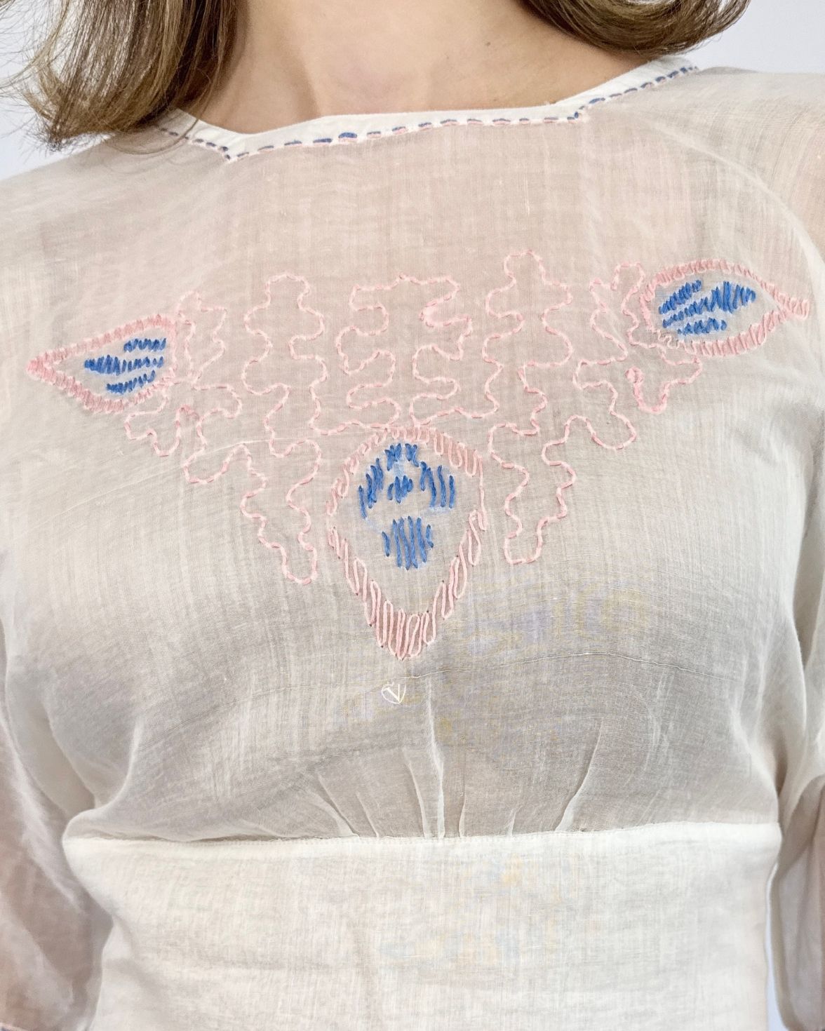 Edwardian Sheer Joy Cotton Lawn Top