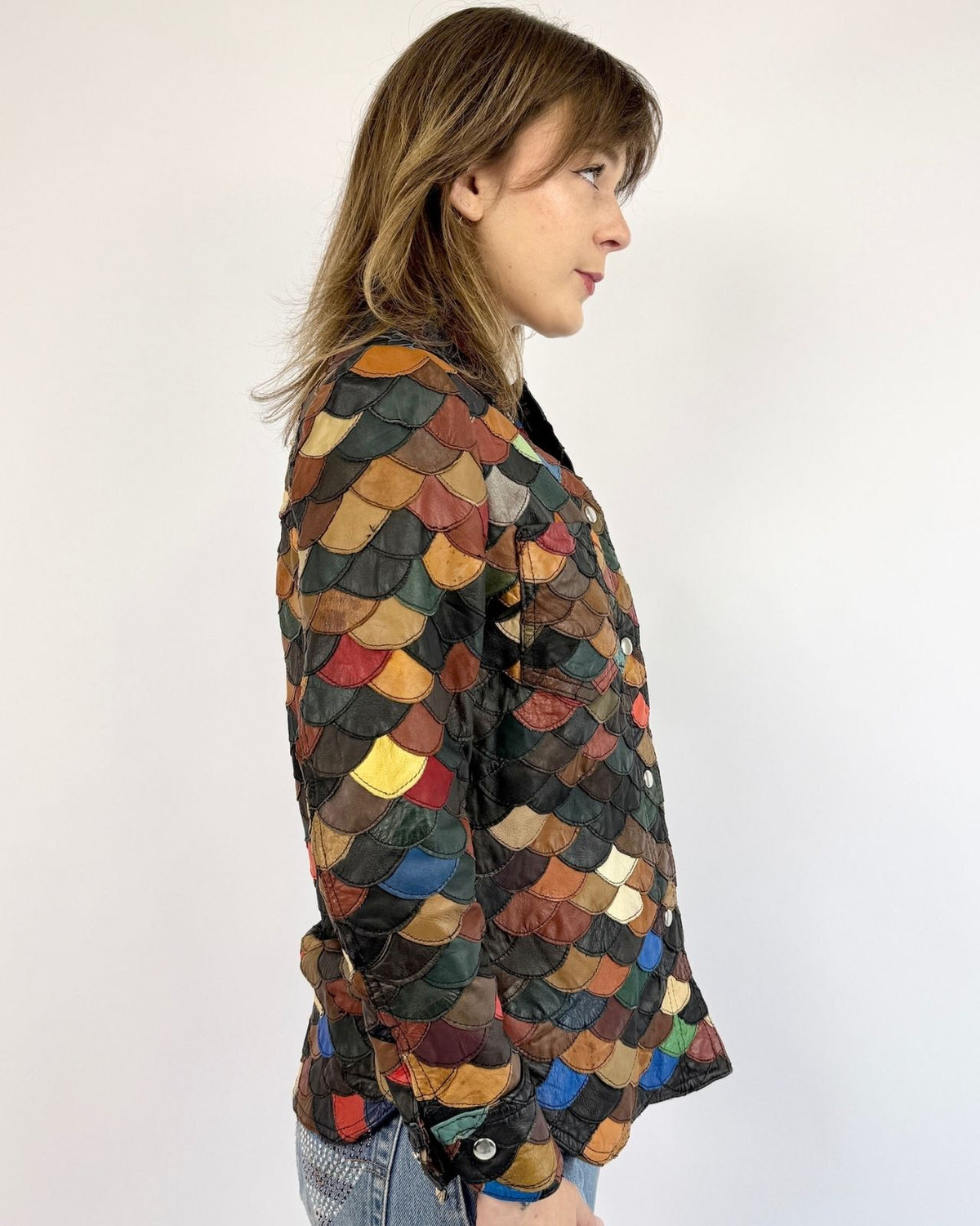 1960s Tip The Scales Leather Jacket