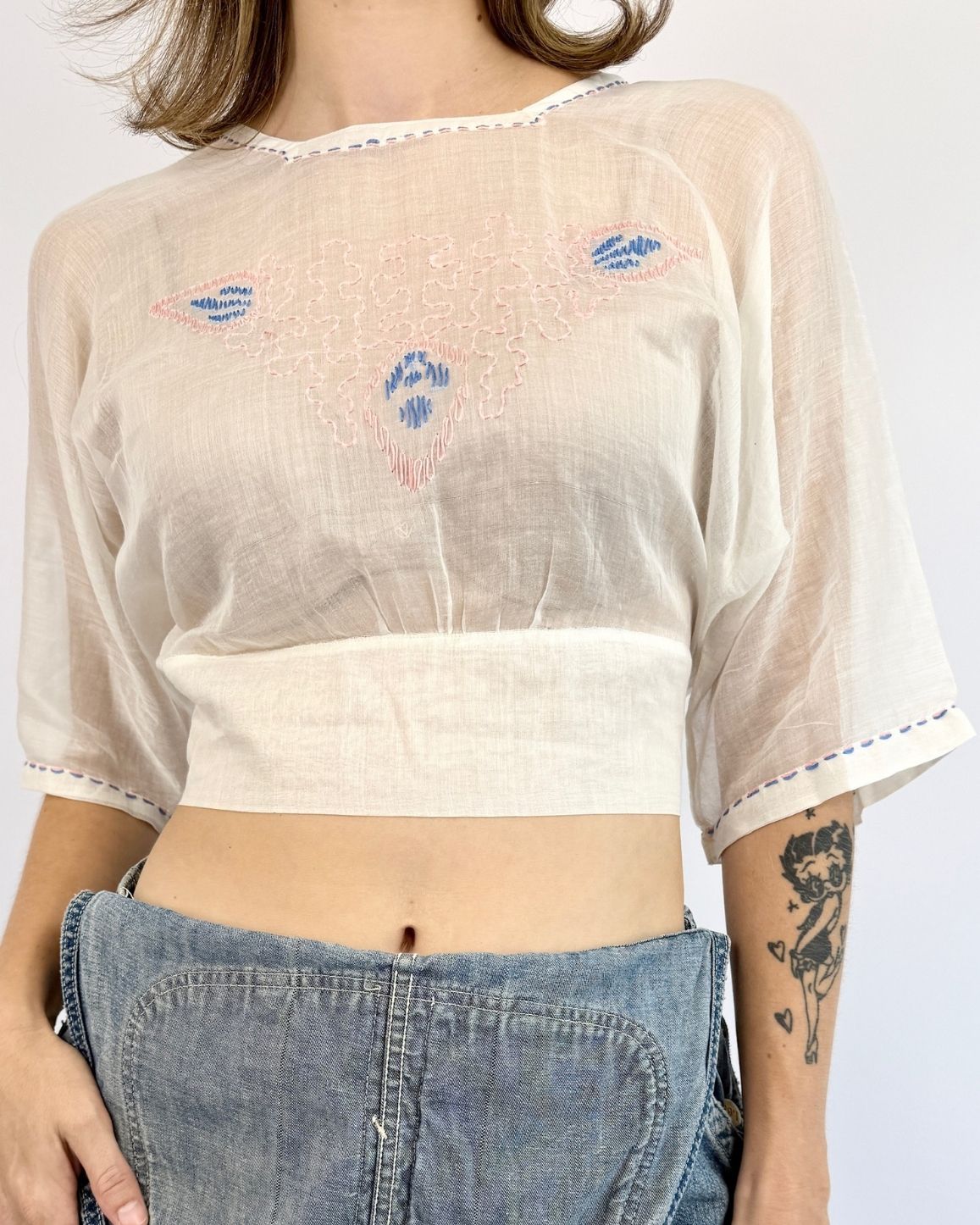 Edwardian Sheer Joy Cotton Lawn Top