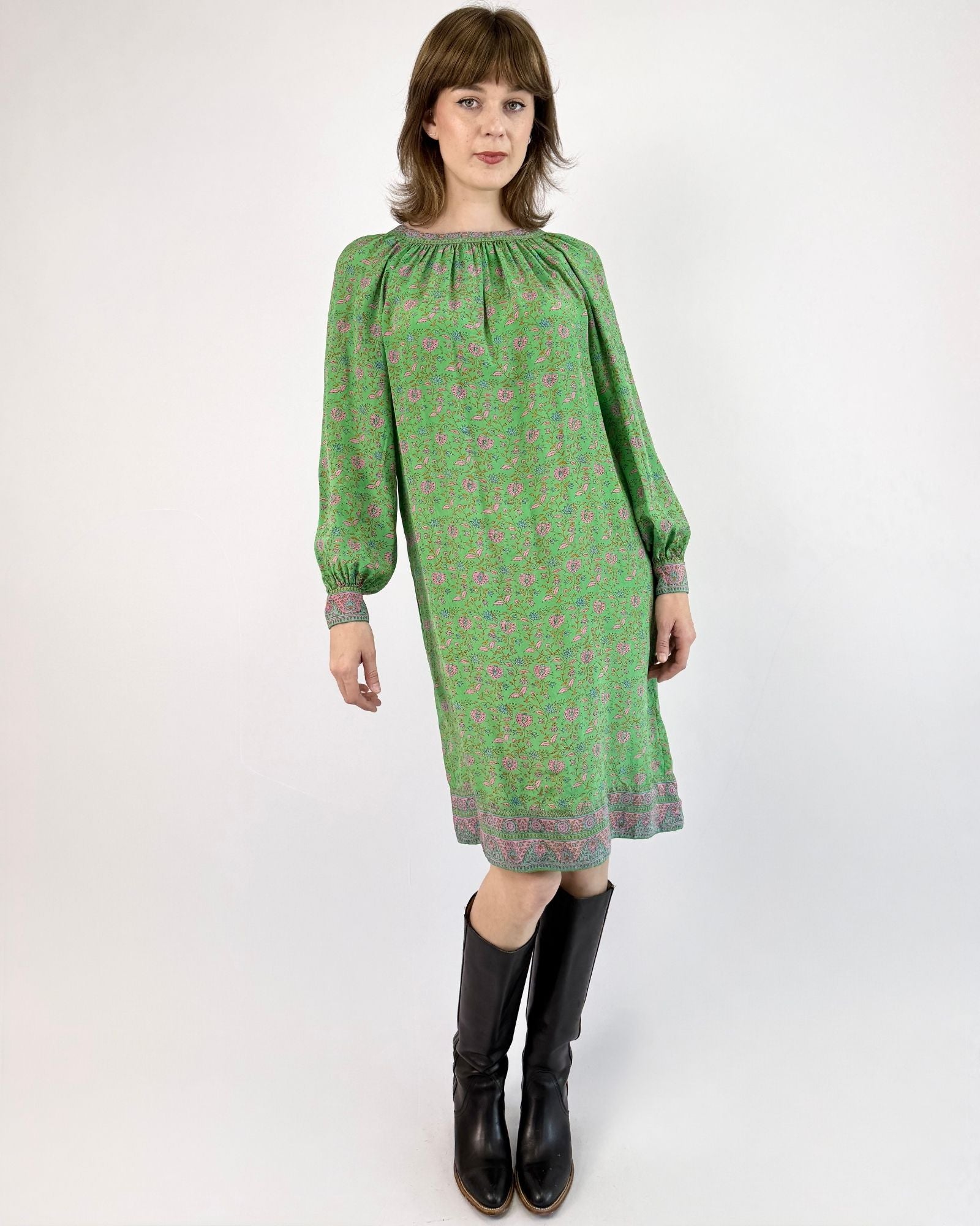 Treacy Lowe Greener Sides Silk Dress
