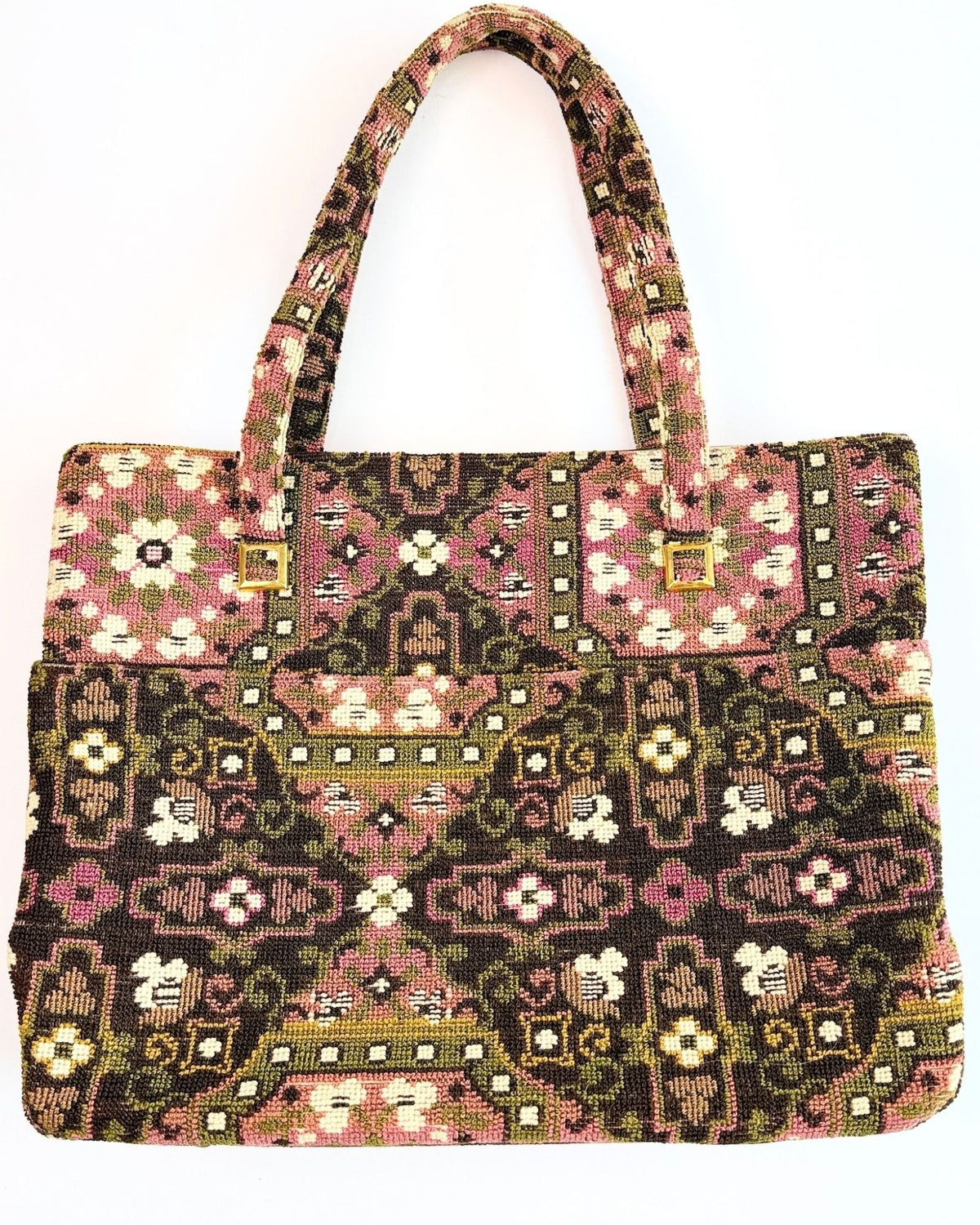 1960s Tapestry Box Purse