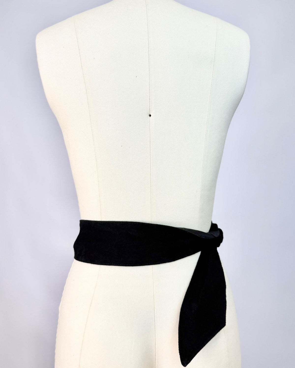 Brutalist Crystal Suede Belt