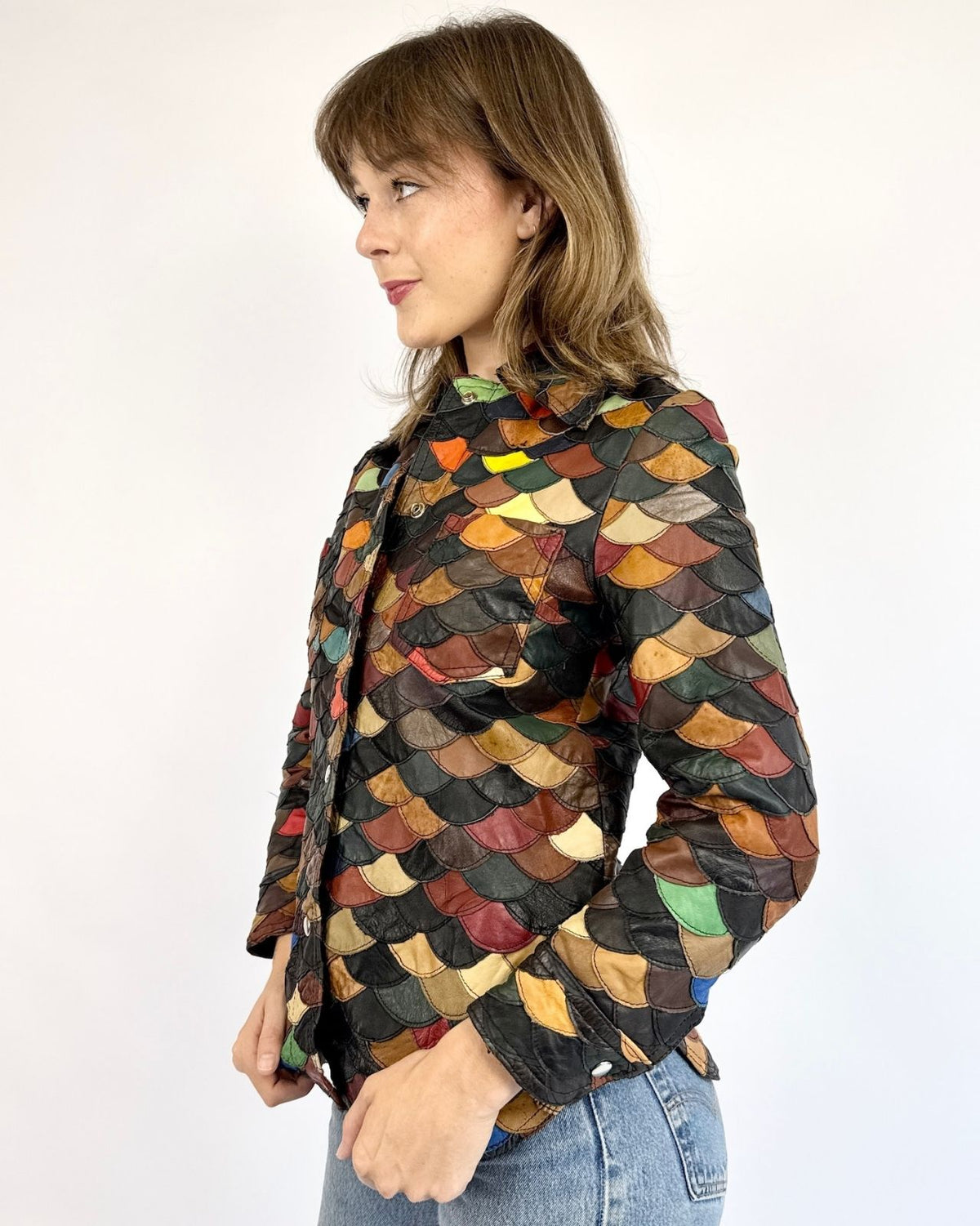 1960s Tip The Scales Leather Jacket