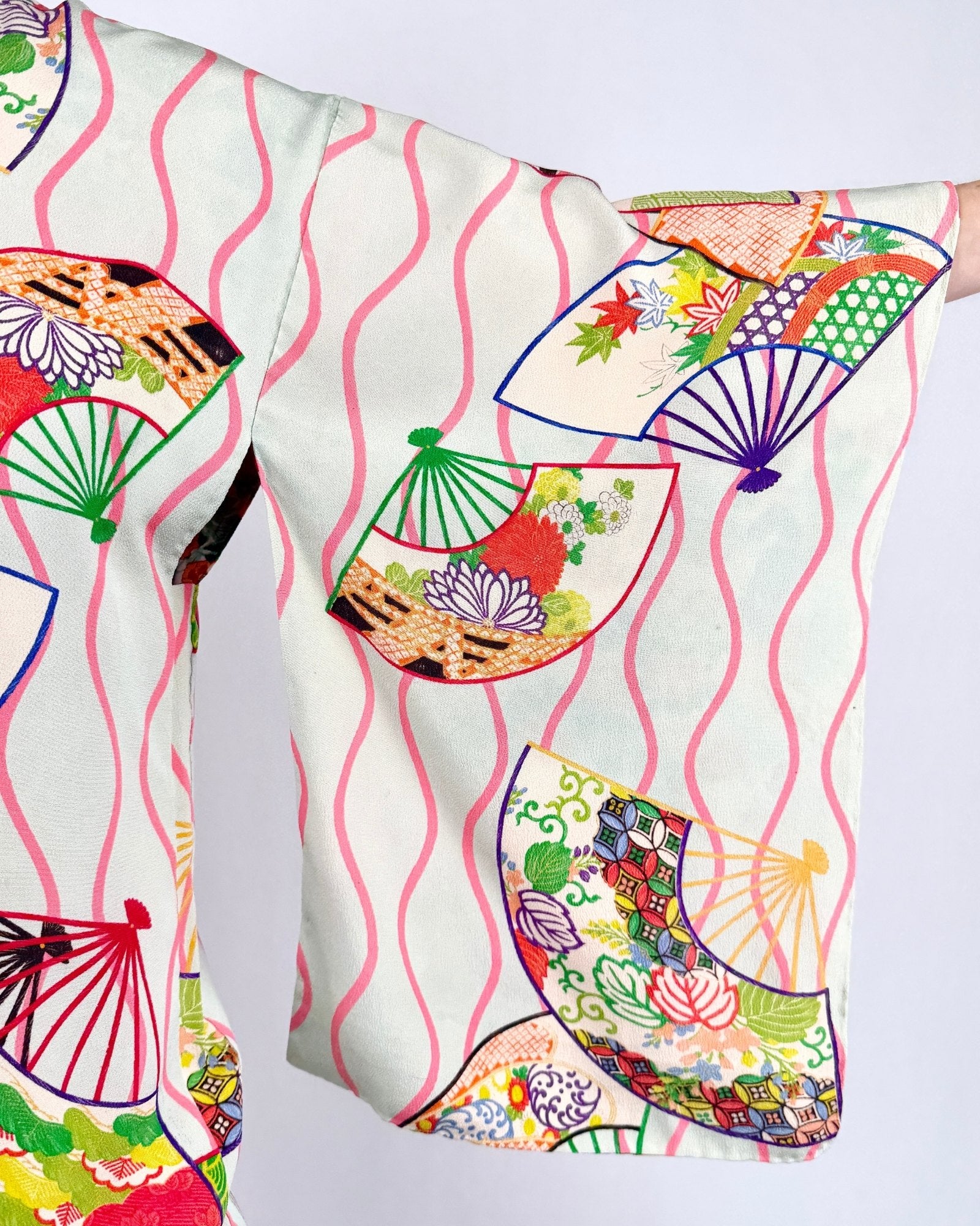 Fan of Yours Silk Kimono