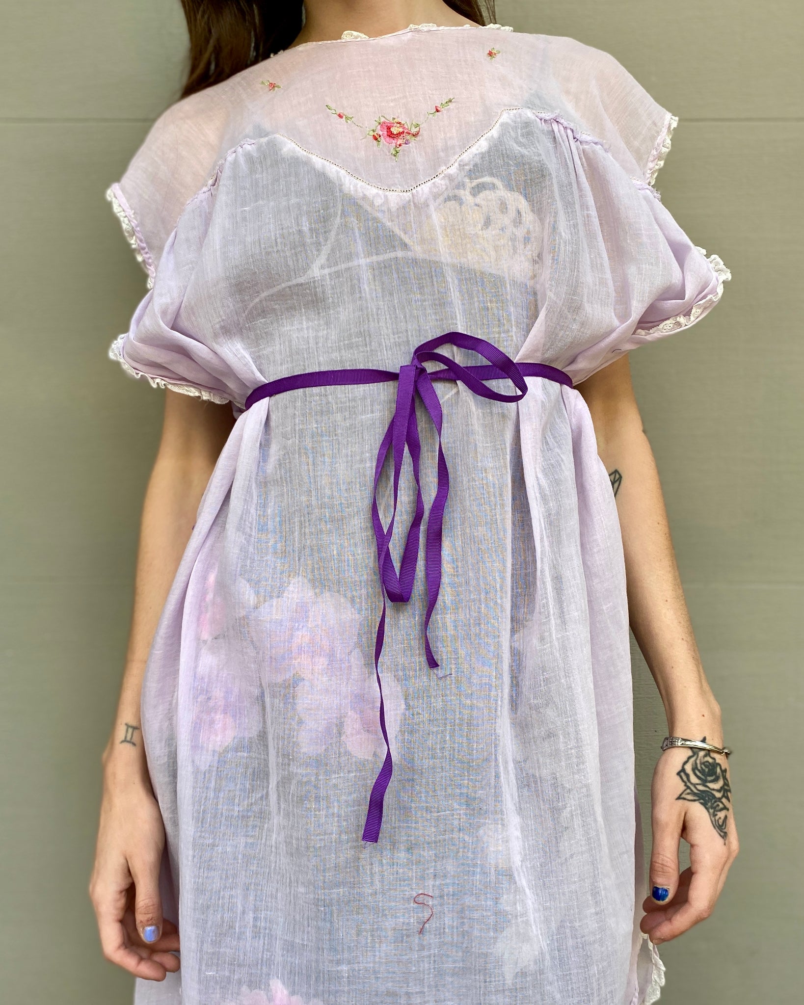 Garden Fairy 20's Lavender Slip