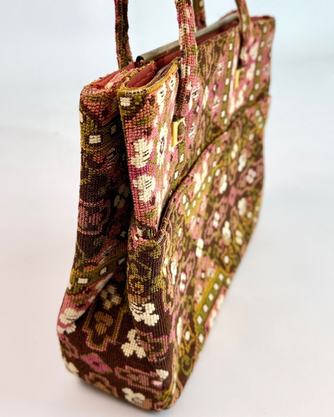 1960s Tapestry Box Purse