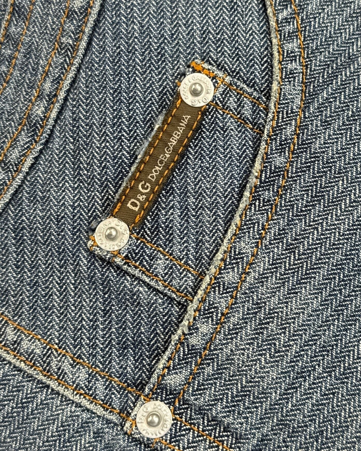 Dolce and Gabbana Denim Difference Bustier