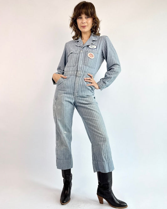 Too Hot To Dot Workwear Jumpsuit
