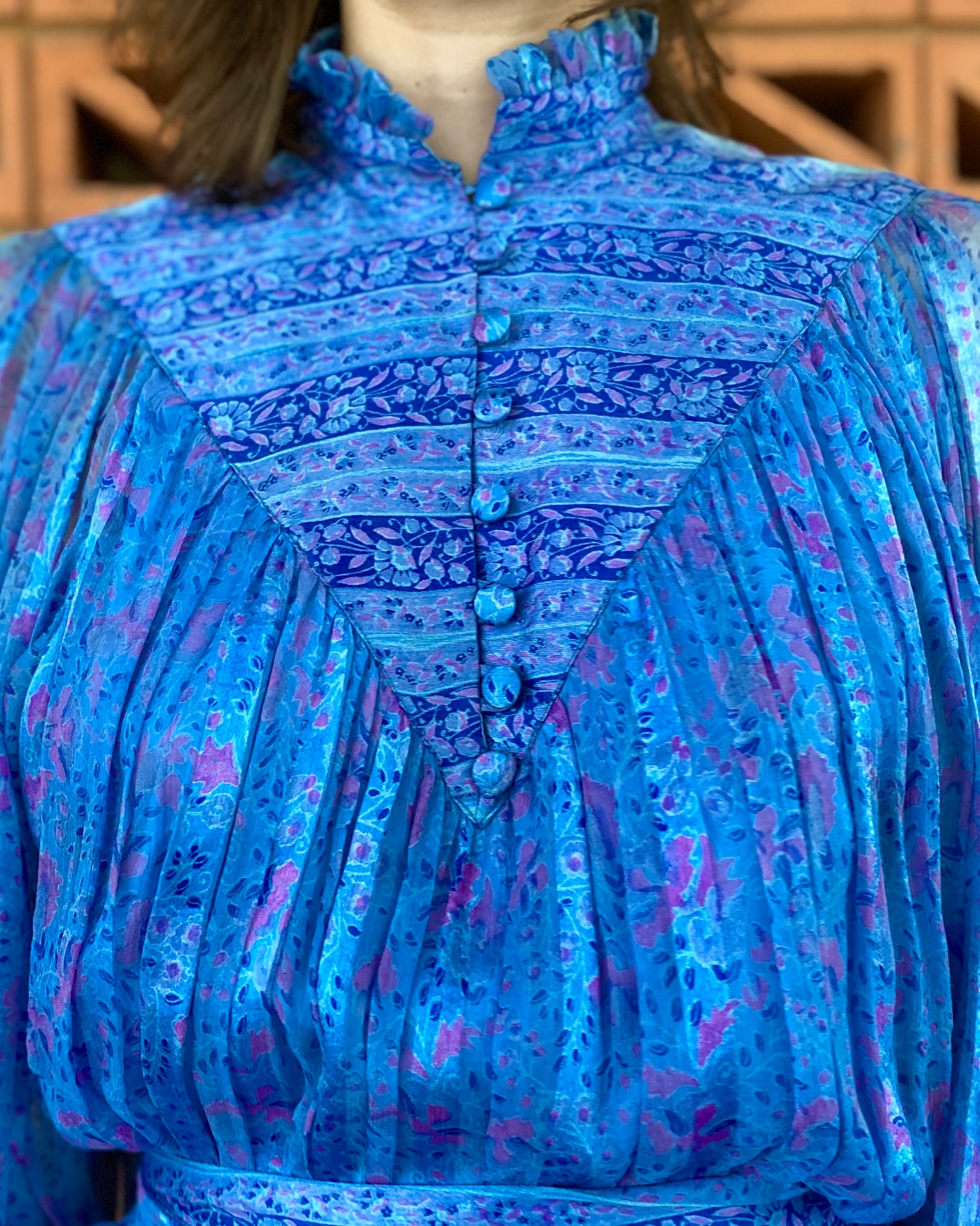 Raksha 70's Indian Silk Dress