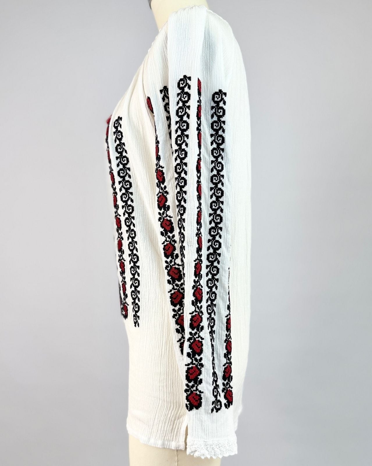 Cross Stitch Embroidered Blouse