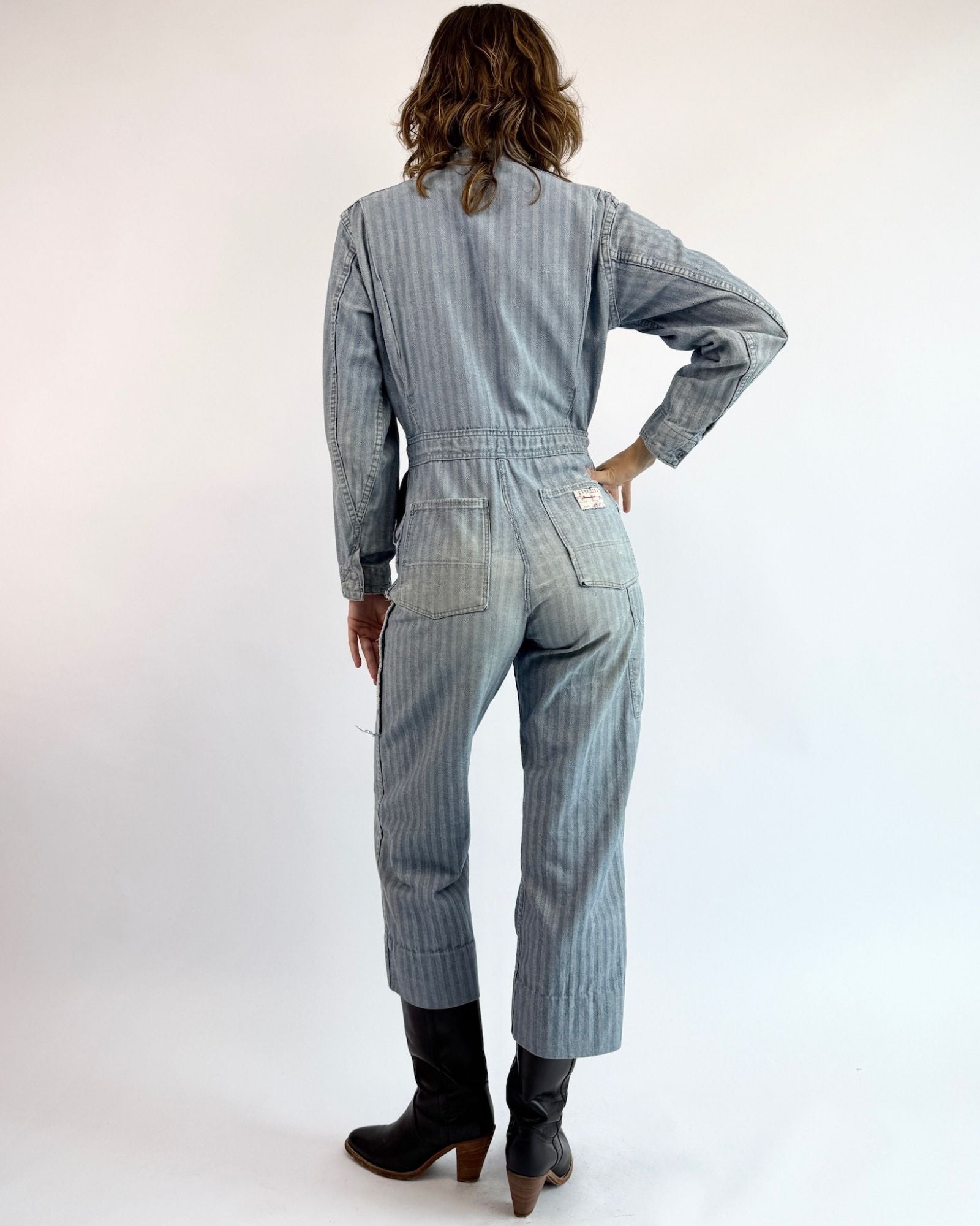 Too Hot To Dot Workwear Jumpsuit