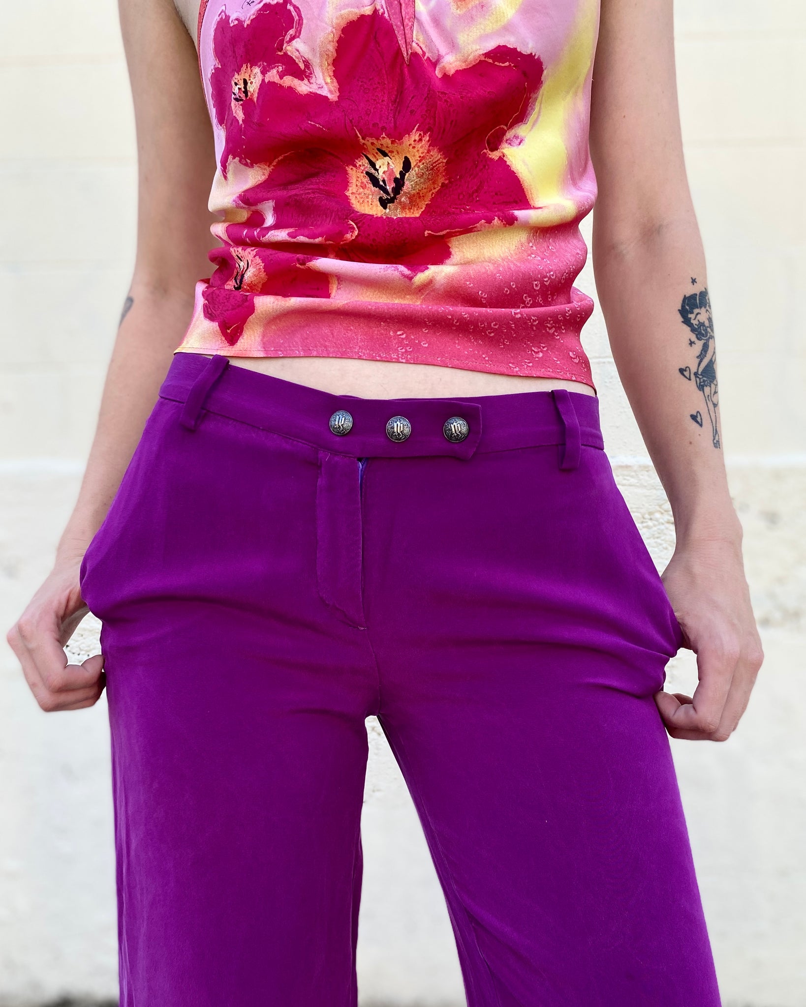 Magic Carpet Ride Silk Gianni Versace Pants