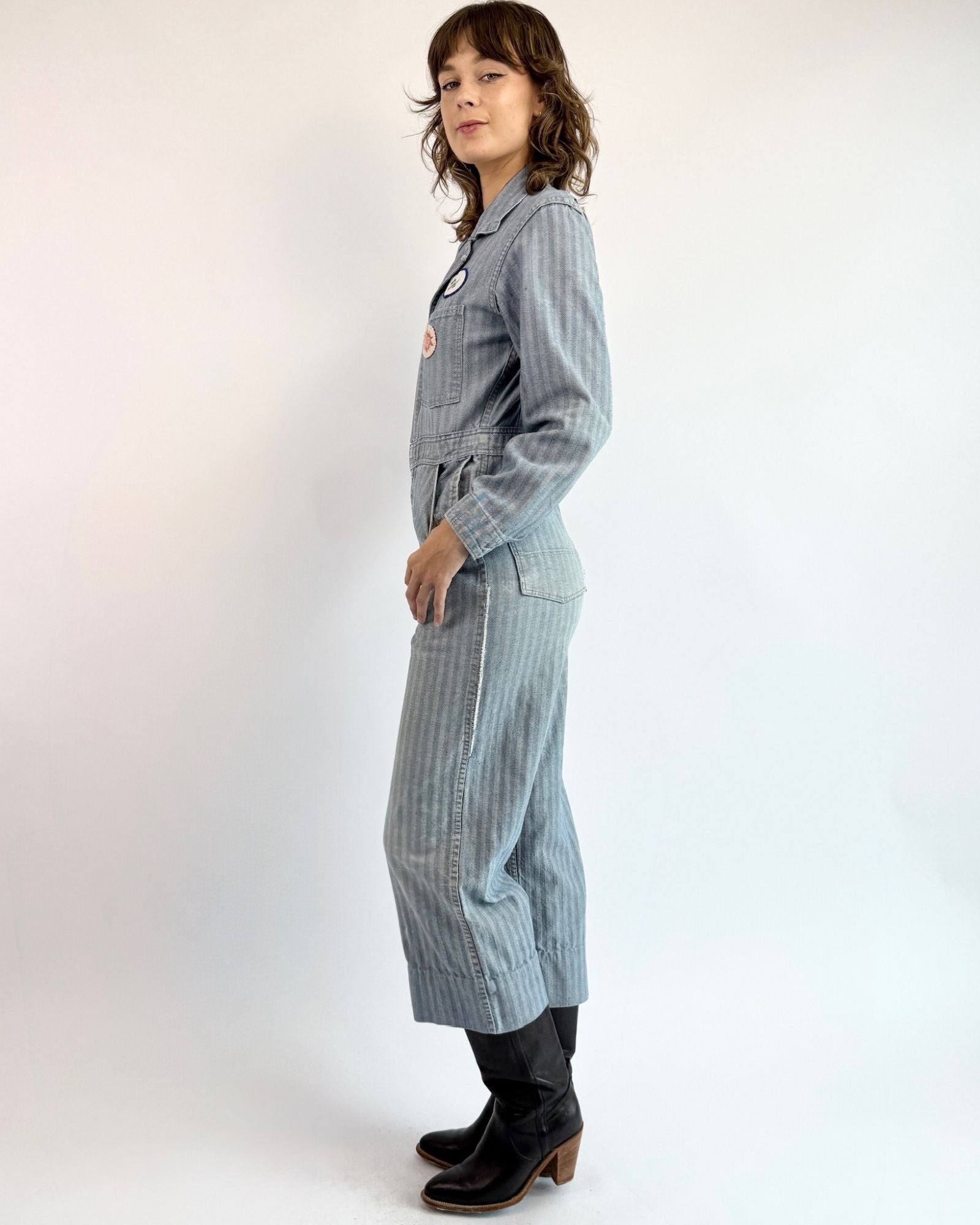 Too Hot To Dot Workwear Jumpsuit