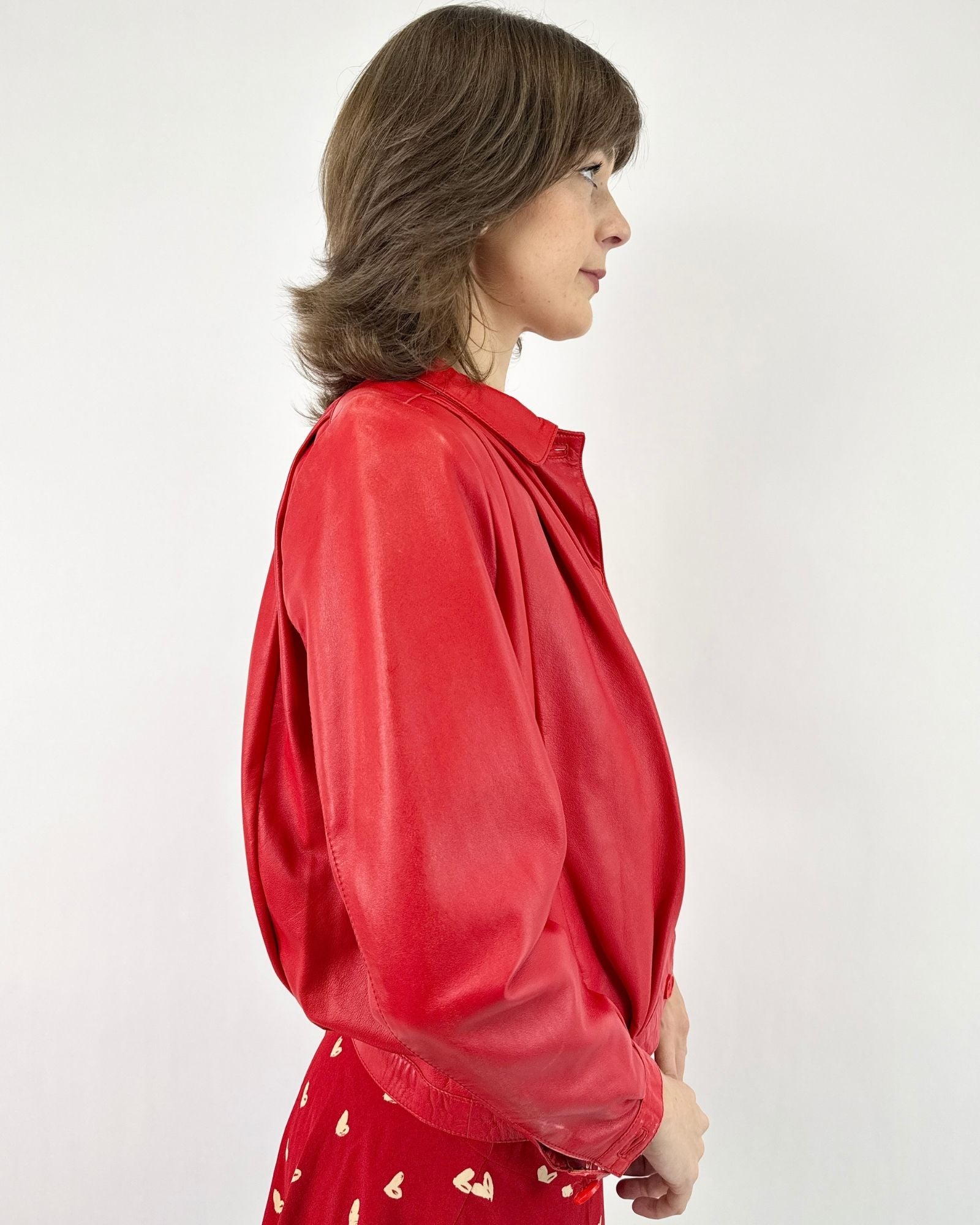 80's Cherry Bomb Leather Jacket