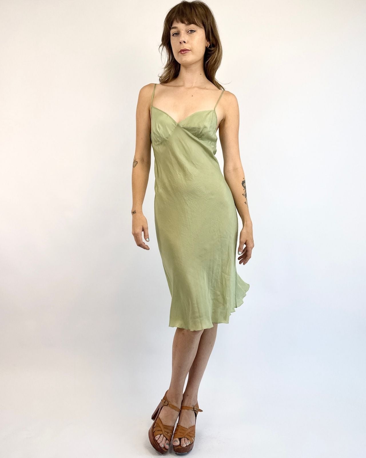 Moschino Mint To Be Chiffon Dress