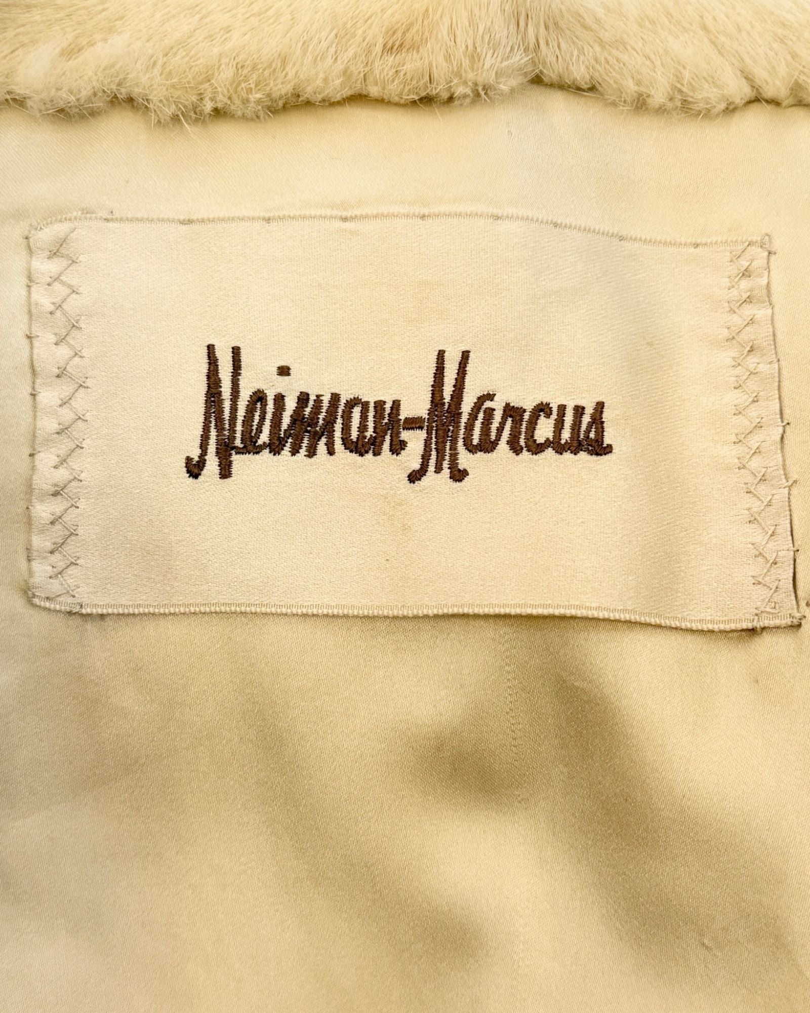 Cream Neiman Marcus Mink Coat