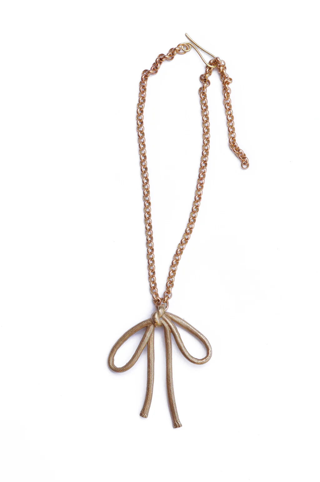 Watersandstone Big Bow Necklace