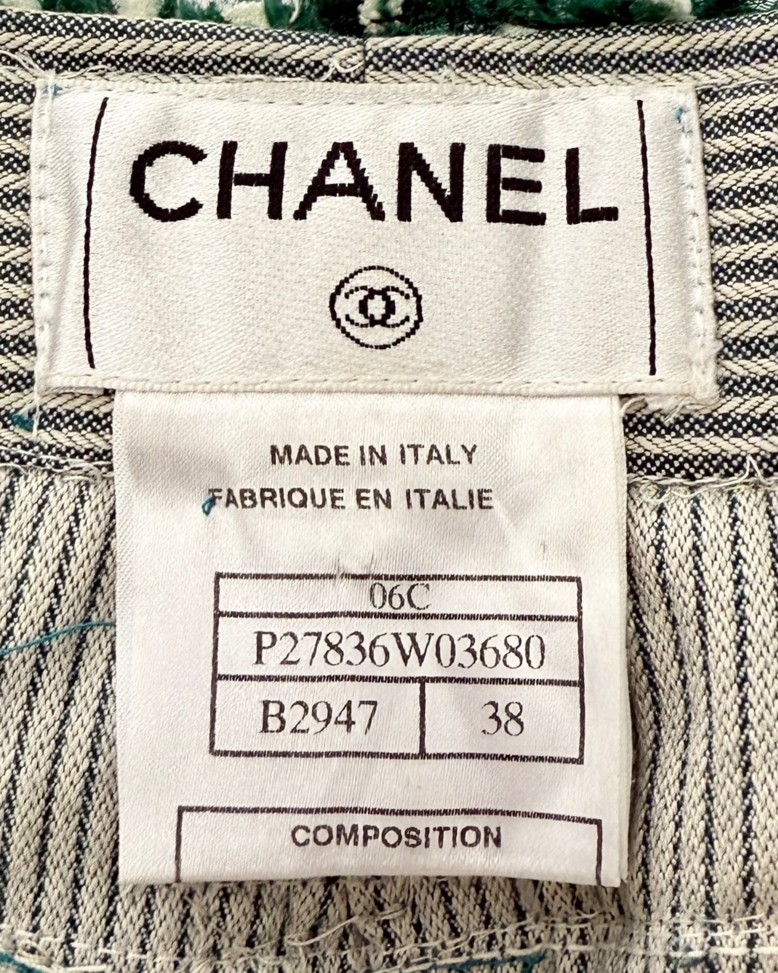 Chanel Evergreen Tweed Micro Shorts