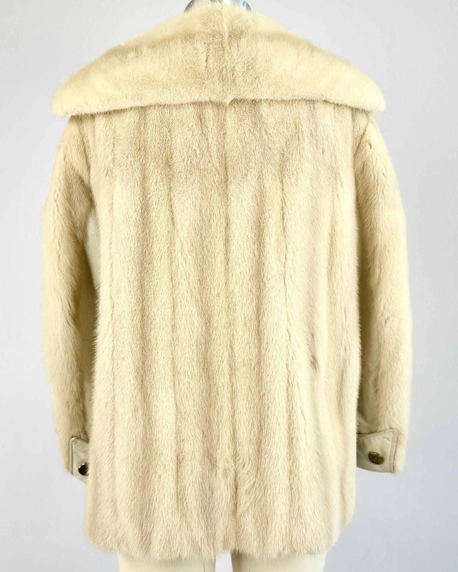 Cream Neiman Marcus Mink Coat