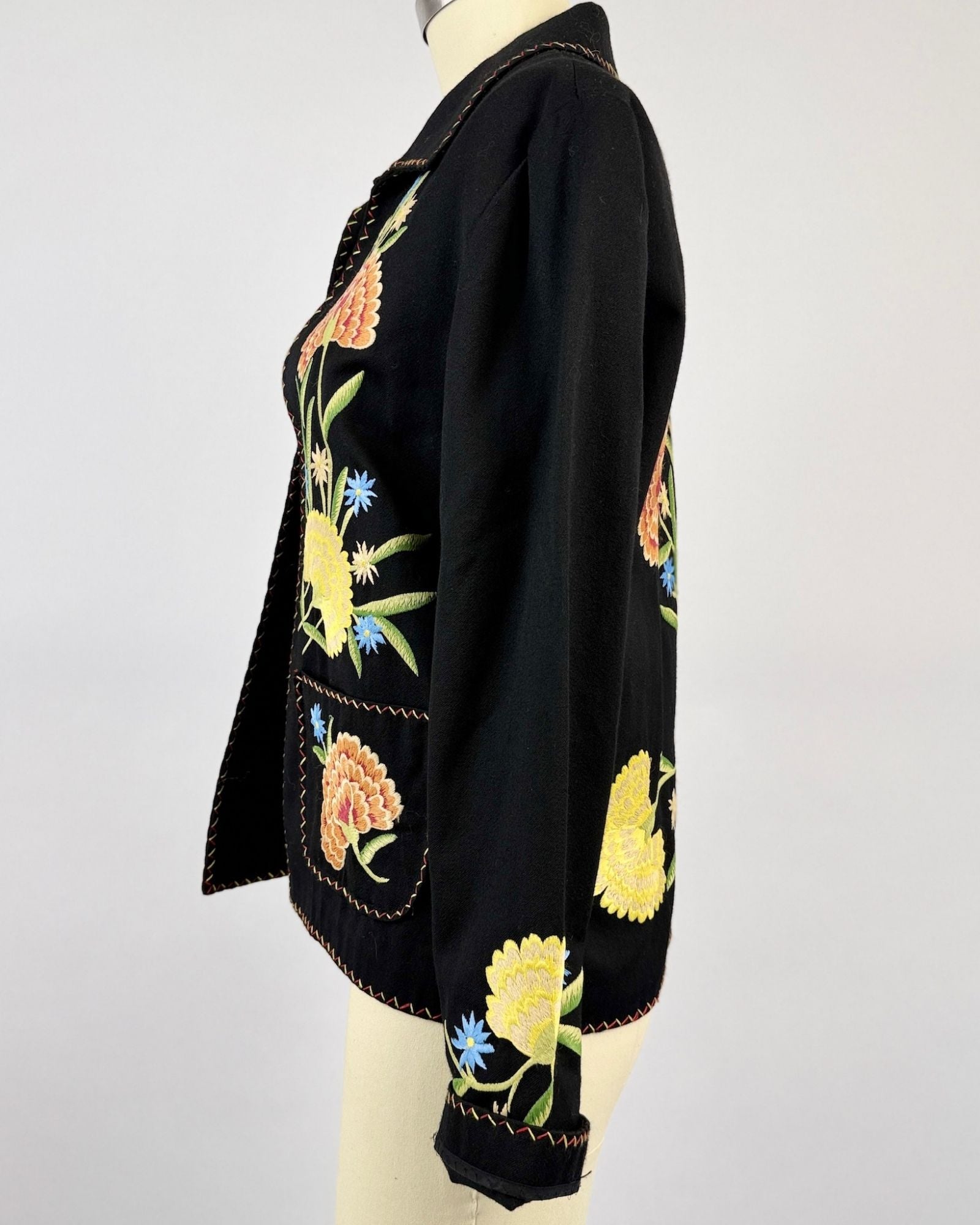 Ralph Lauren Embroidered Wool Jacket