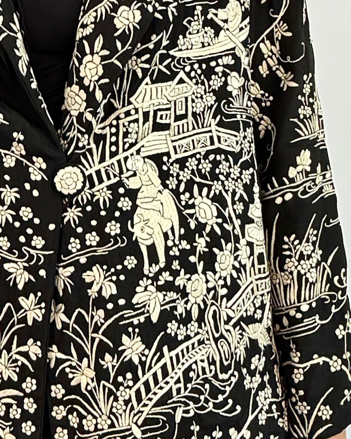 1920s Sensational Stories Embroidered Jacket