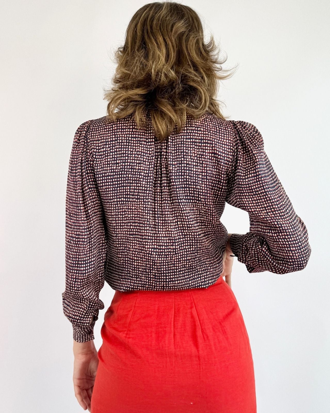 Yves Saint Laurent Primary Feelings Bow Blouse