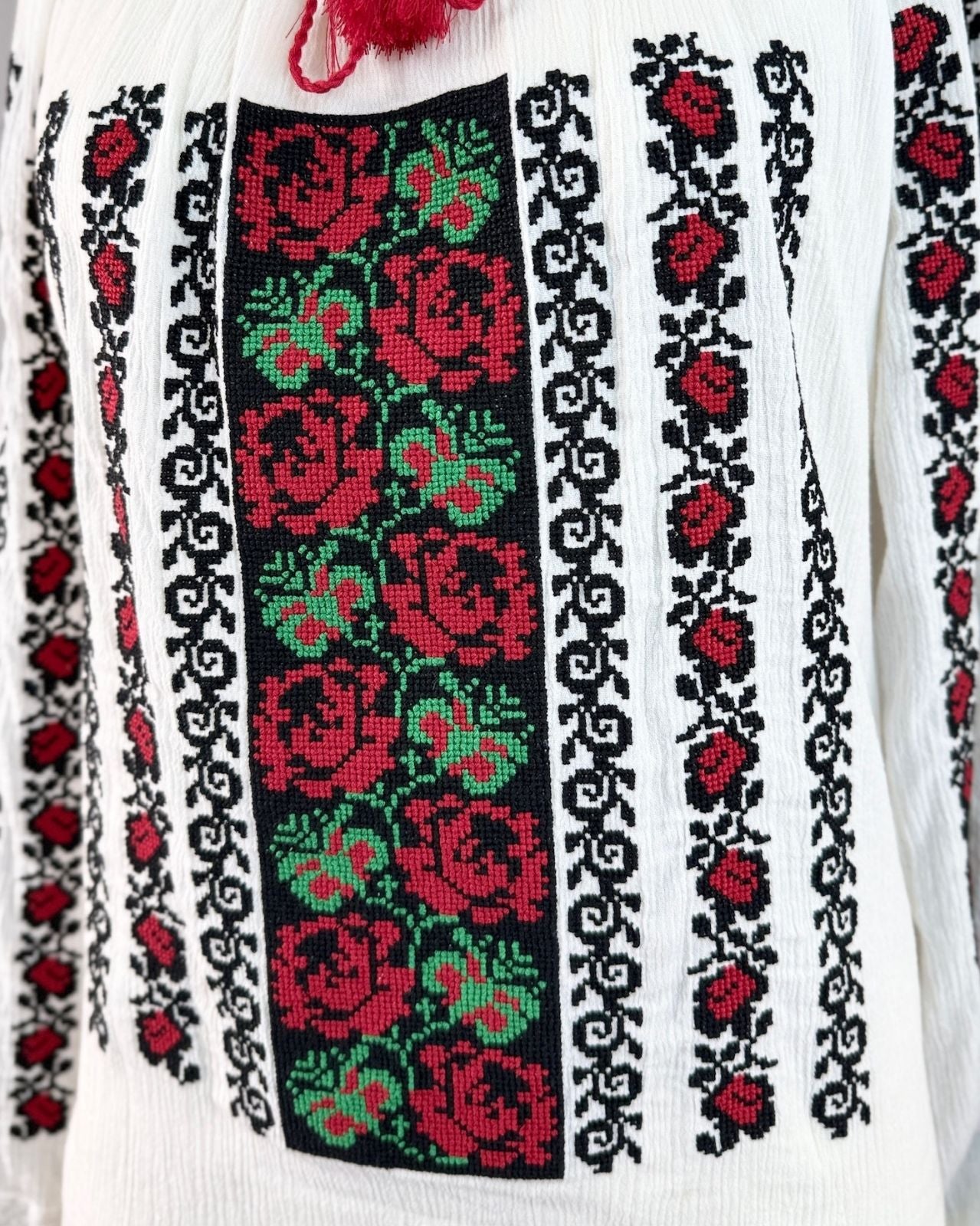 Cross Stitch Embroidered Blouse