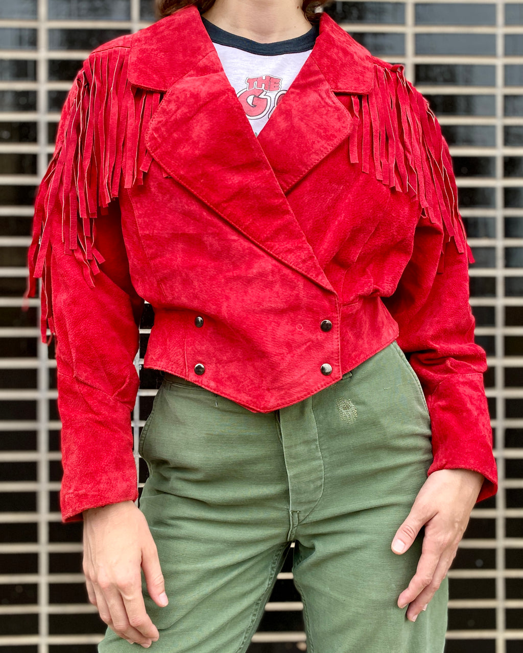 Ruby Suede Fringe Jacket