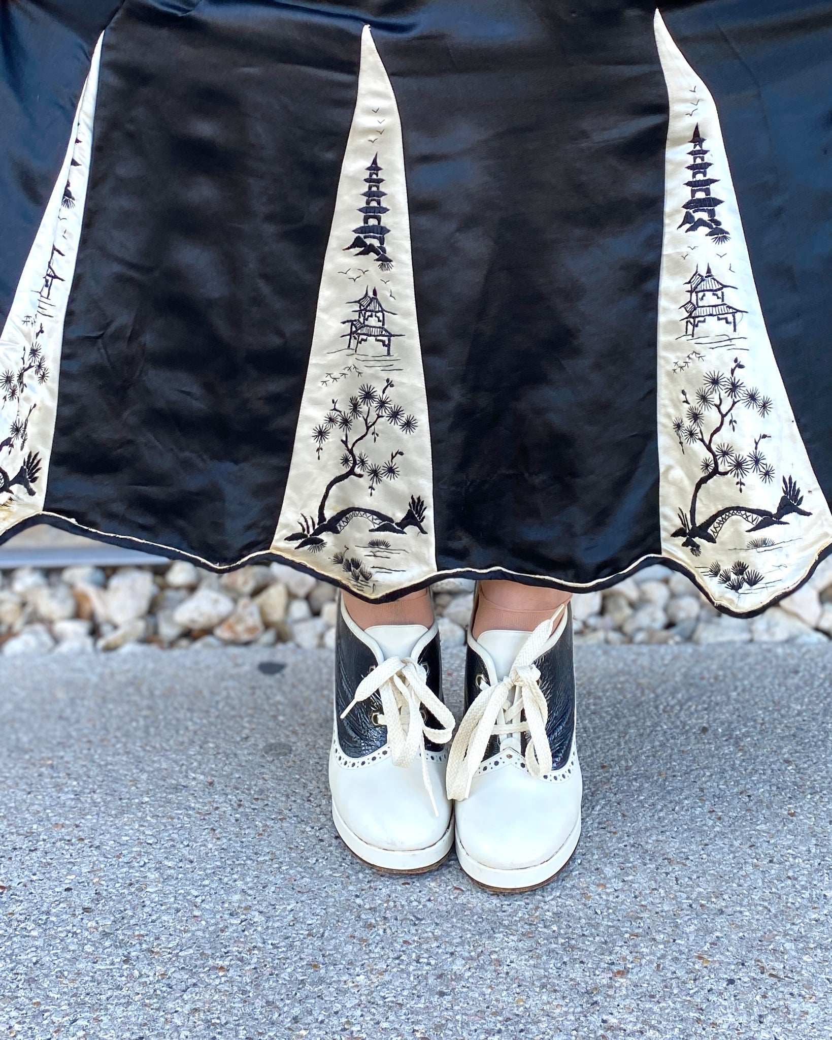 Only Heart Eyes For You 30's Embroidered Gown