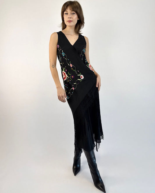 A Love Supreme Piano Shawl Silk Dress