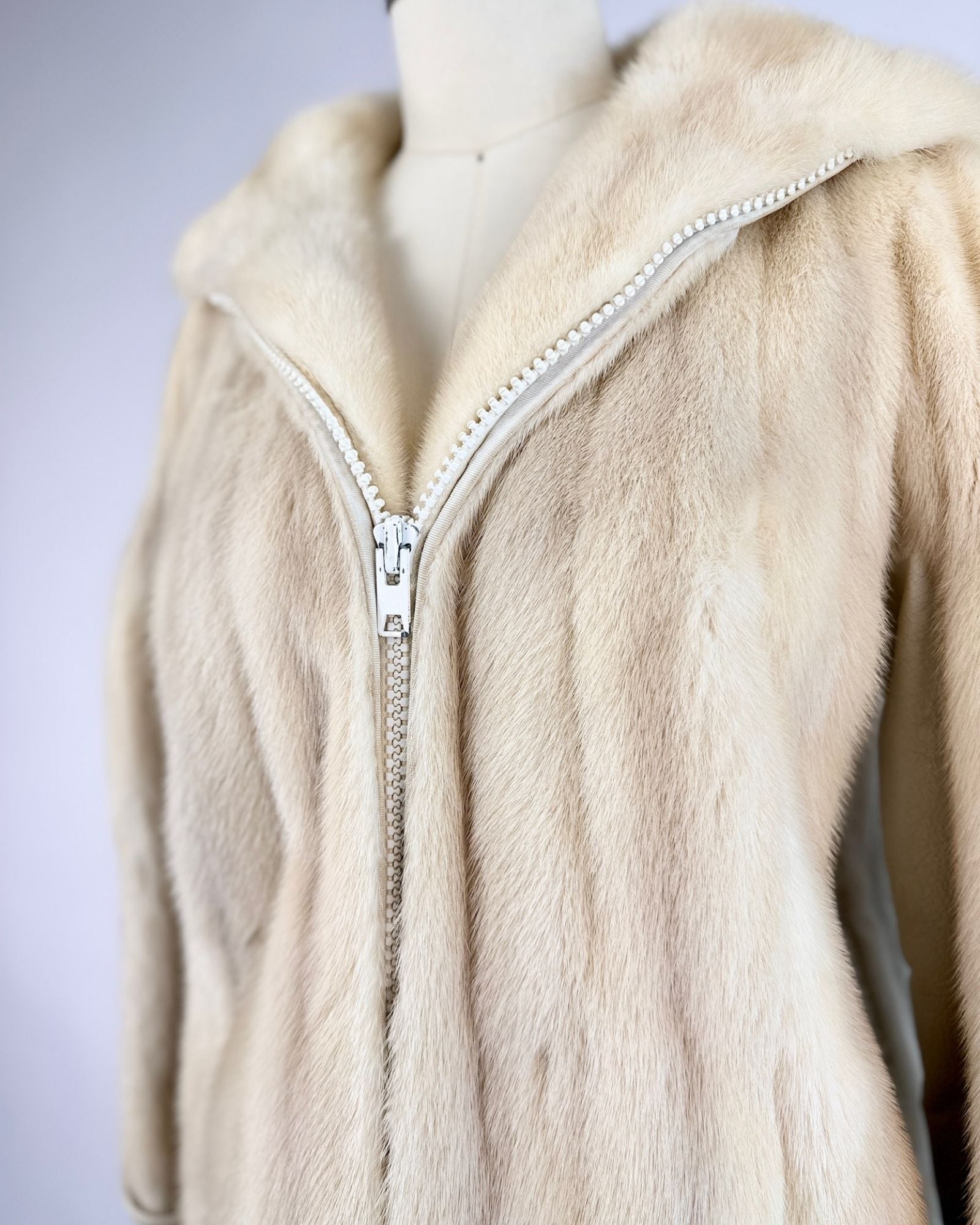 Cream Neiman Marcus Mink Coat