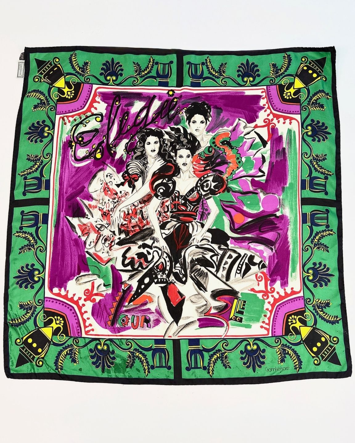 Gianni Versace Ladies Trio Silk Scarf