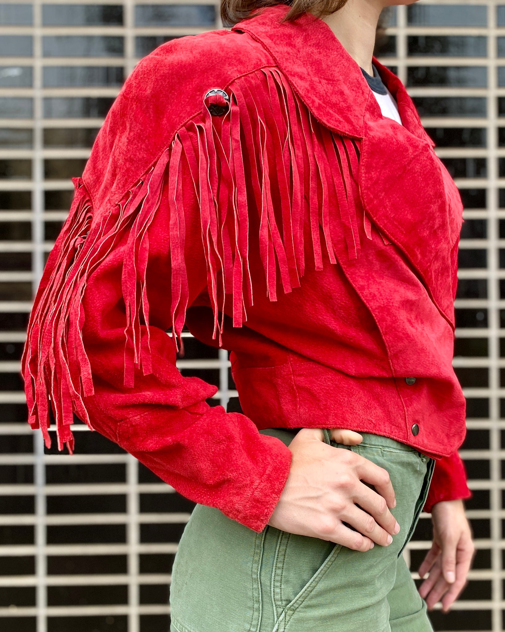 Ruby Suede Fringe Jacket