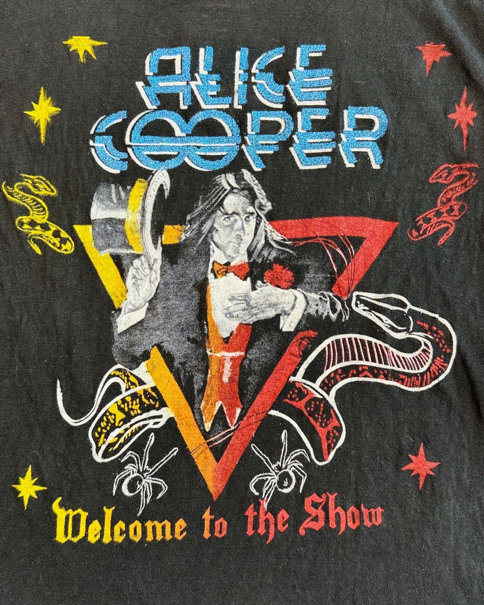 70s Alice Cooper Glitter Bootleg Tee