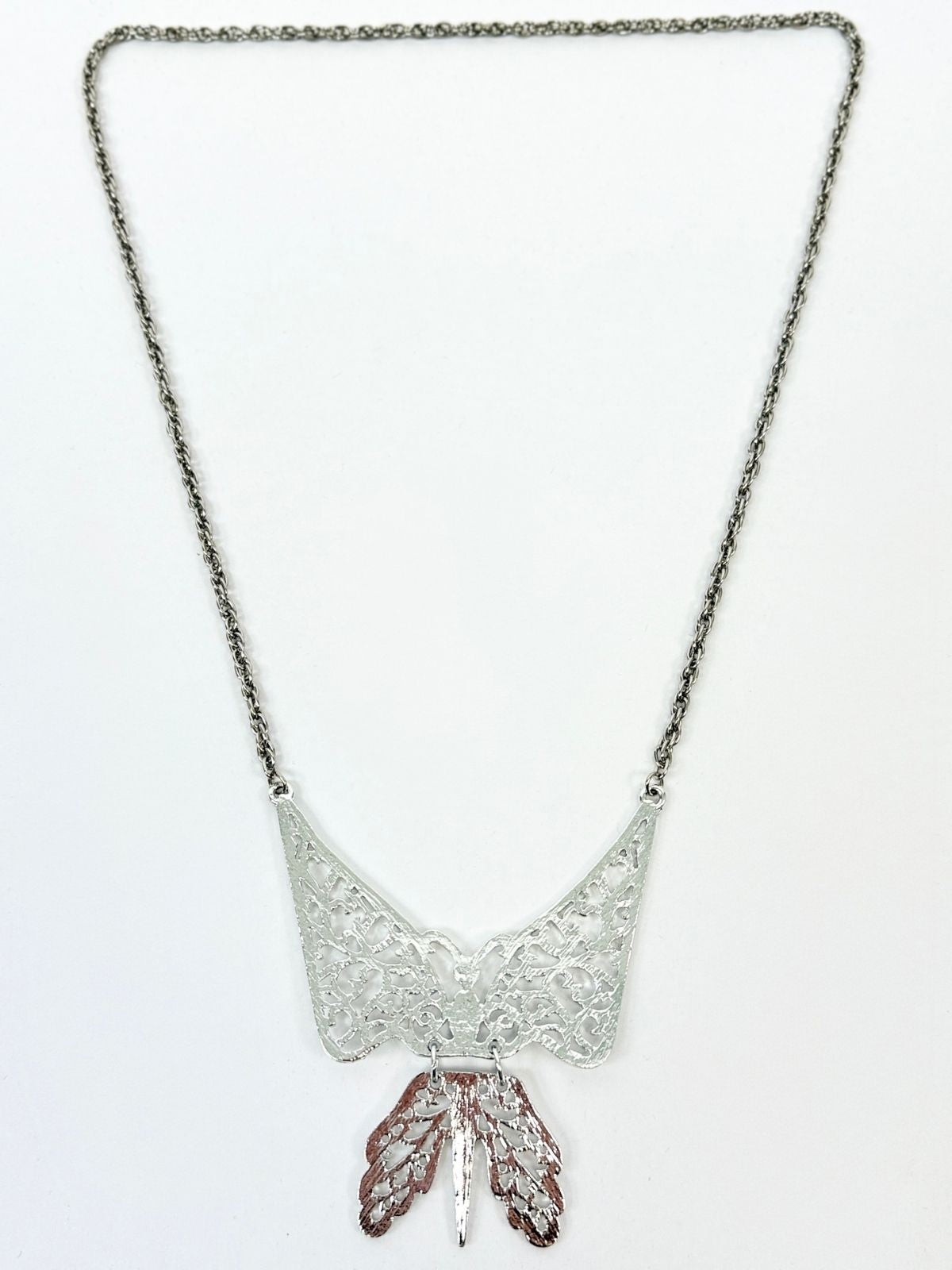 Silver Butterfly Necklace