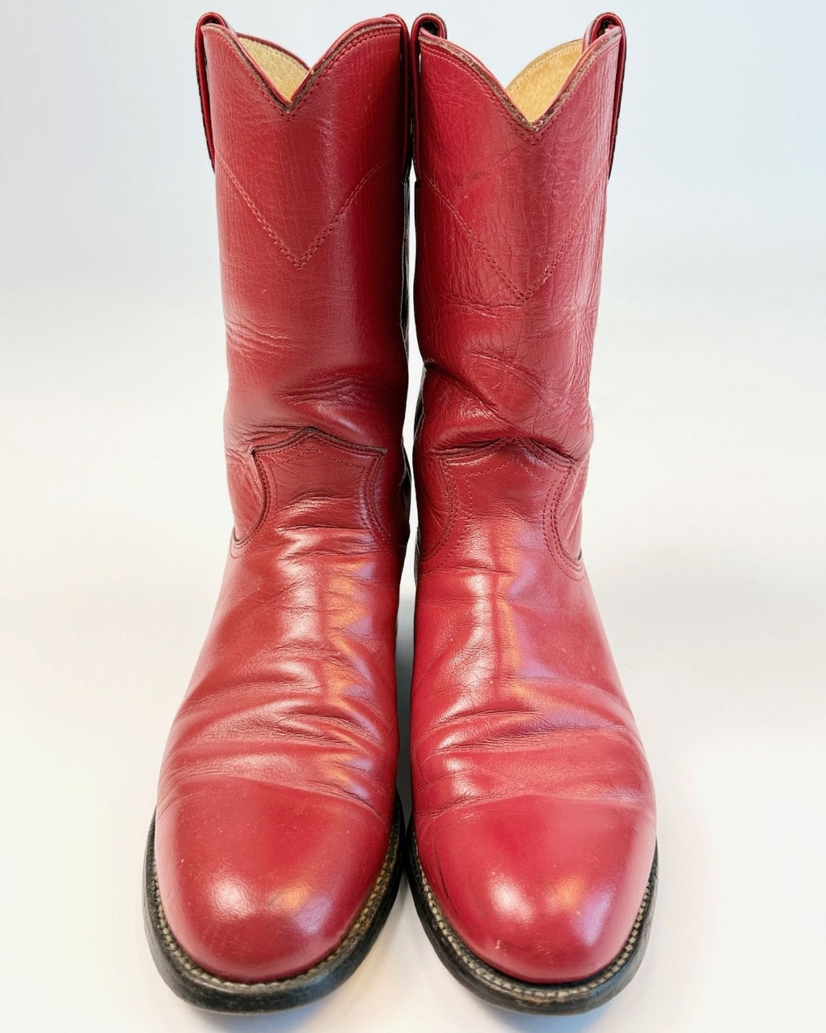 Ruby Red Justin Cowboy Boots