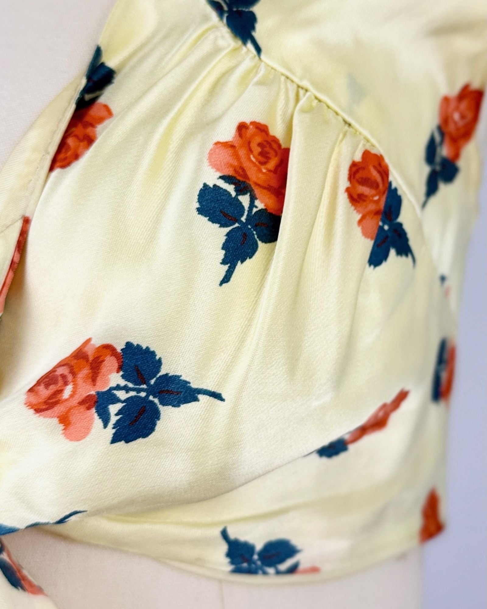 70s Rose Crop Top