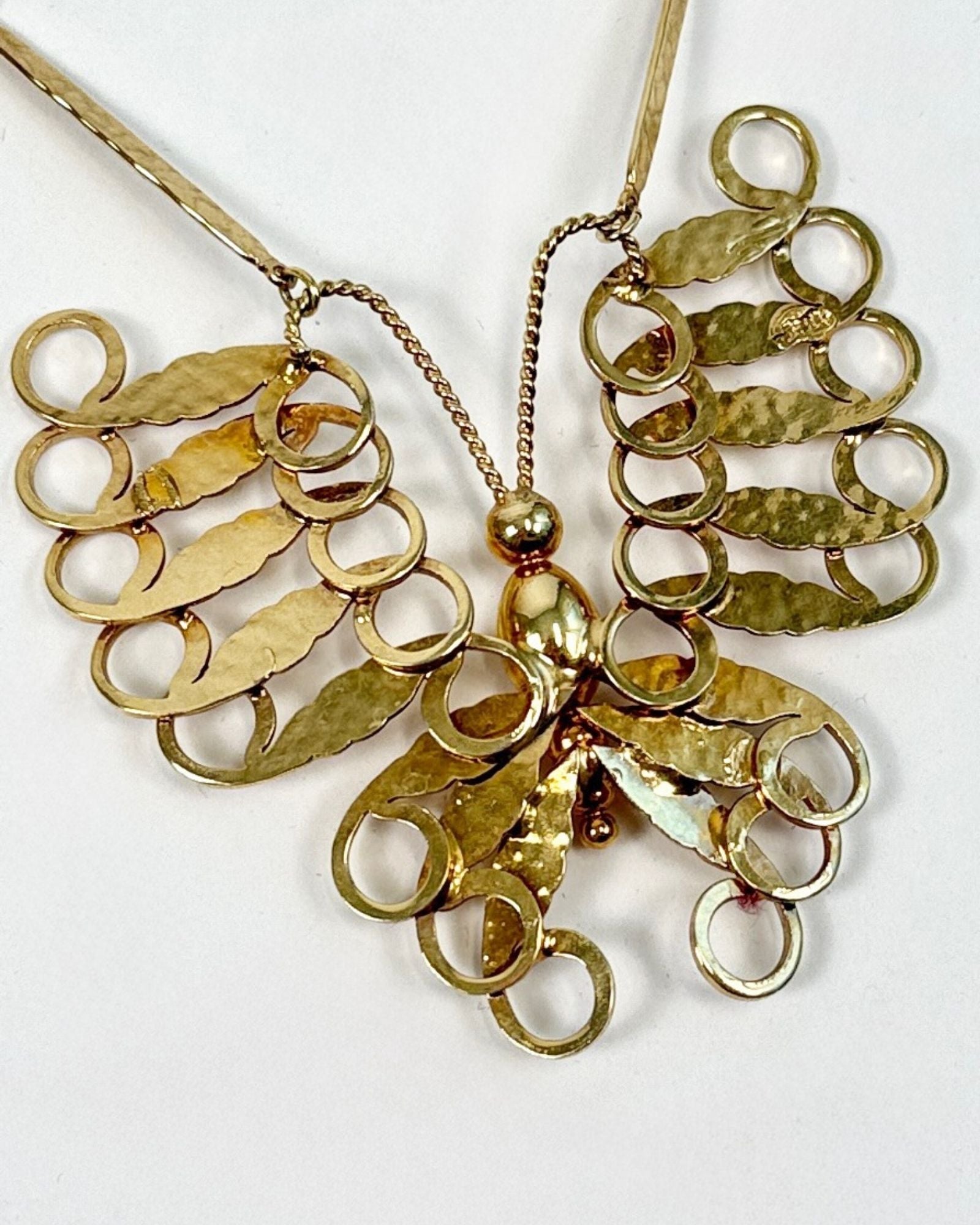 Butterfly Gold Necklace