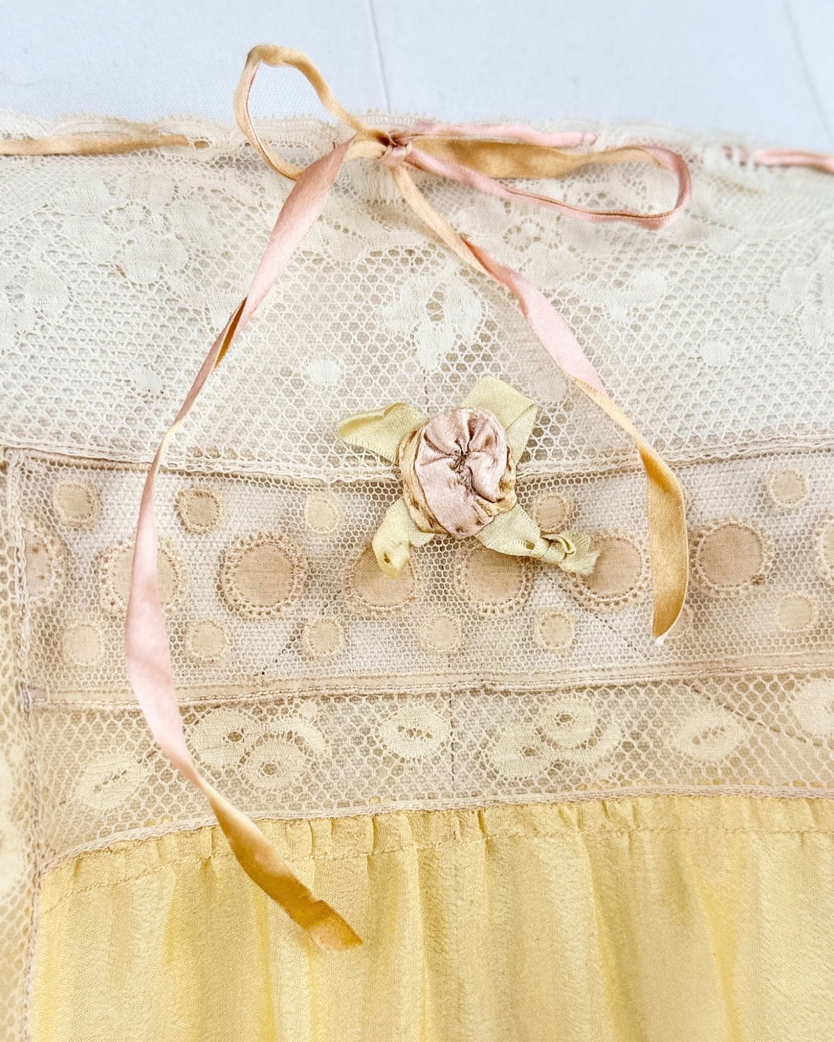 1920s Gold Lace Top