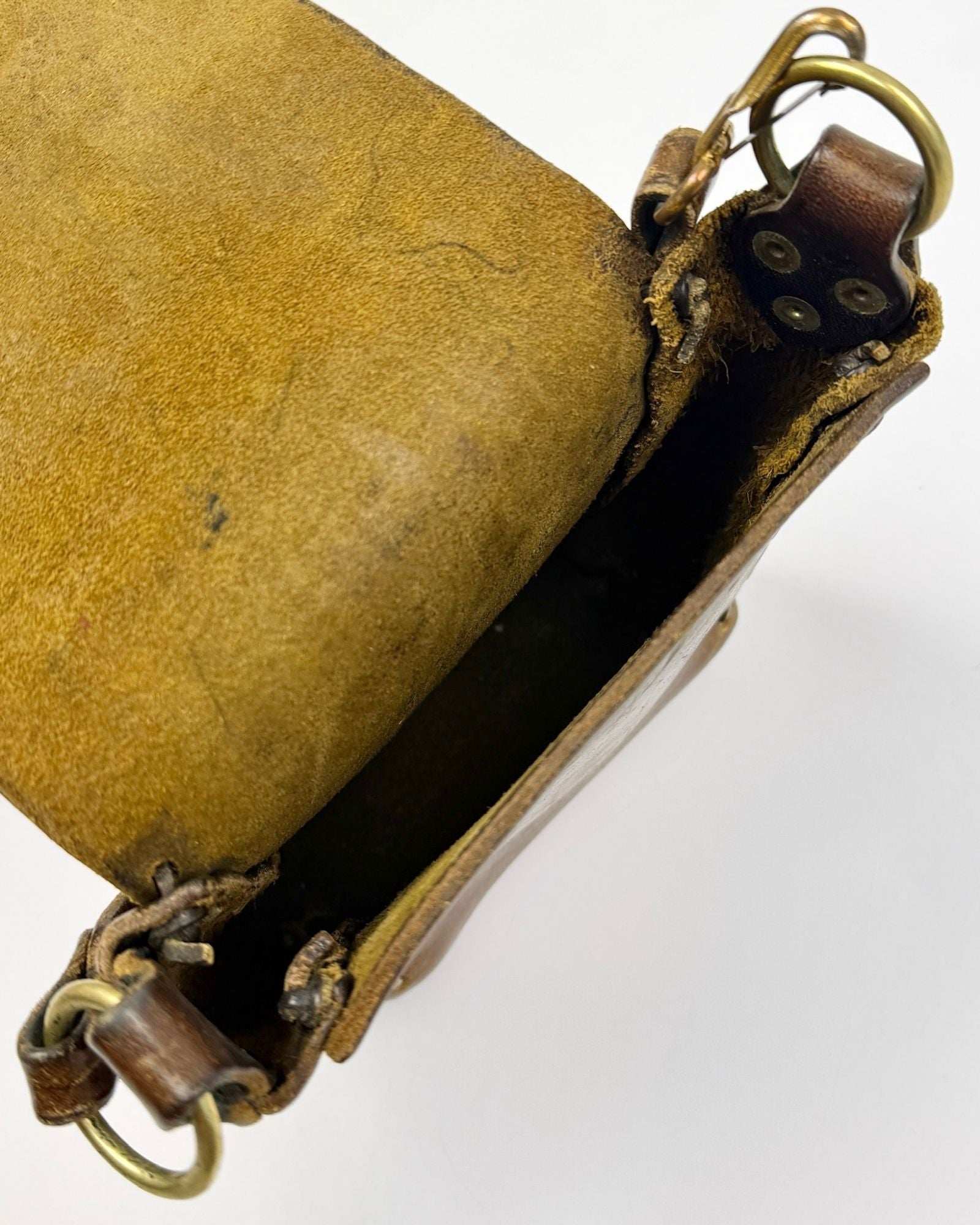 60s Travel Onward Leather Crossbody Bag